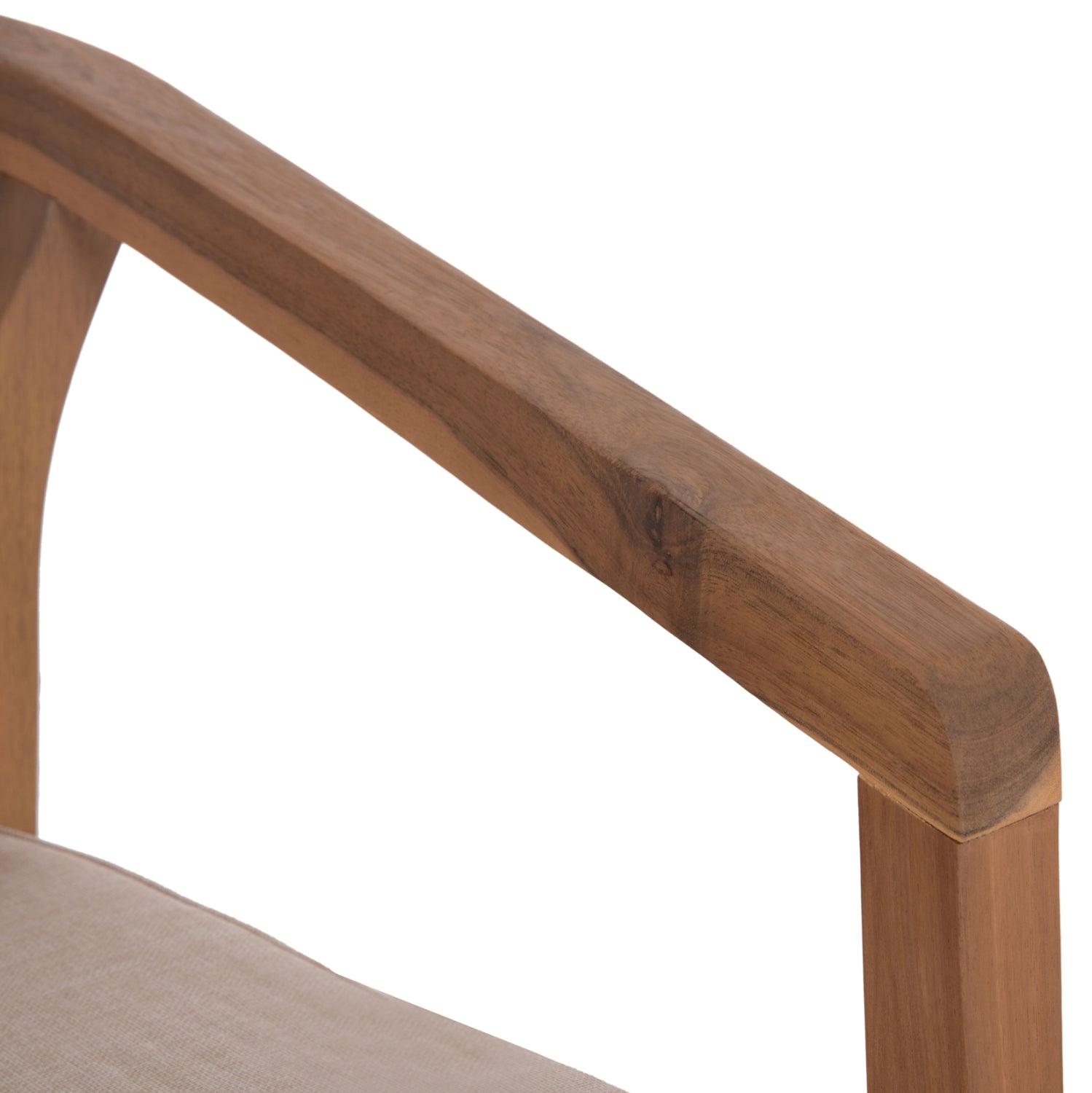 Стол CONTREL цвят натурал-бежов 61x58x75см