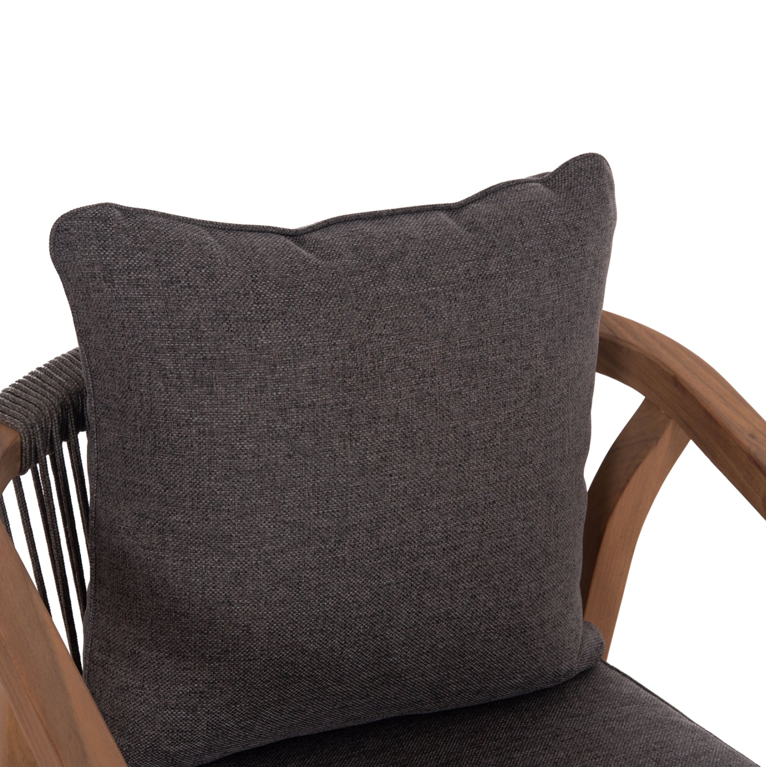 Стол CONTREL цвят натурал-сив 61x58x75см