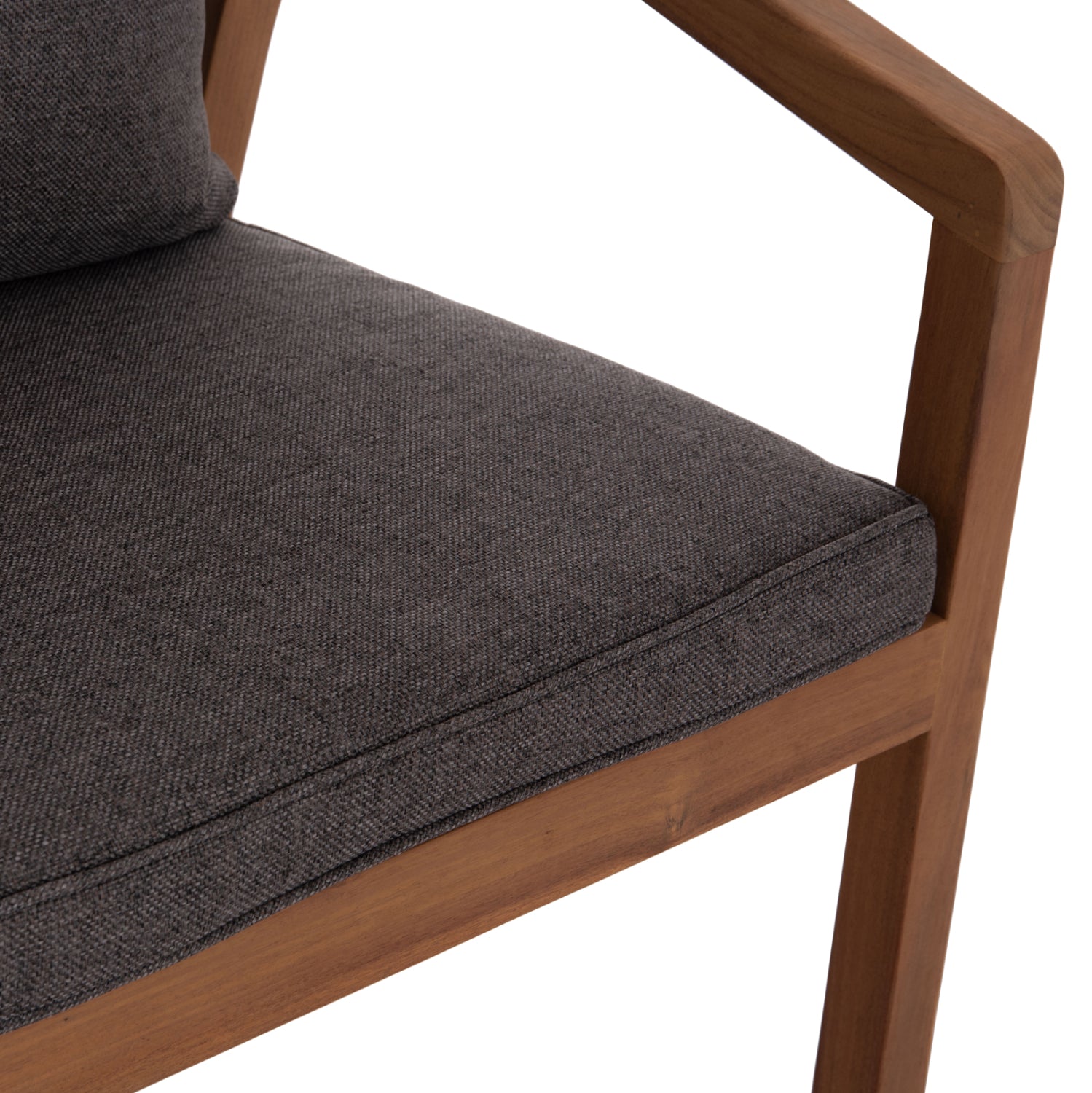 Стол CONTREL цвят натурал-сив 61x58x75см