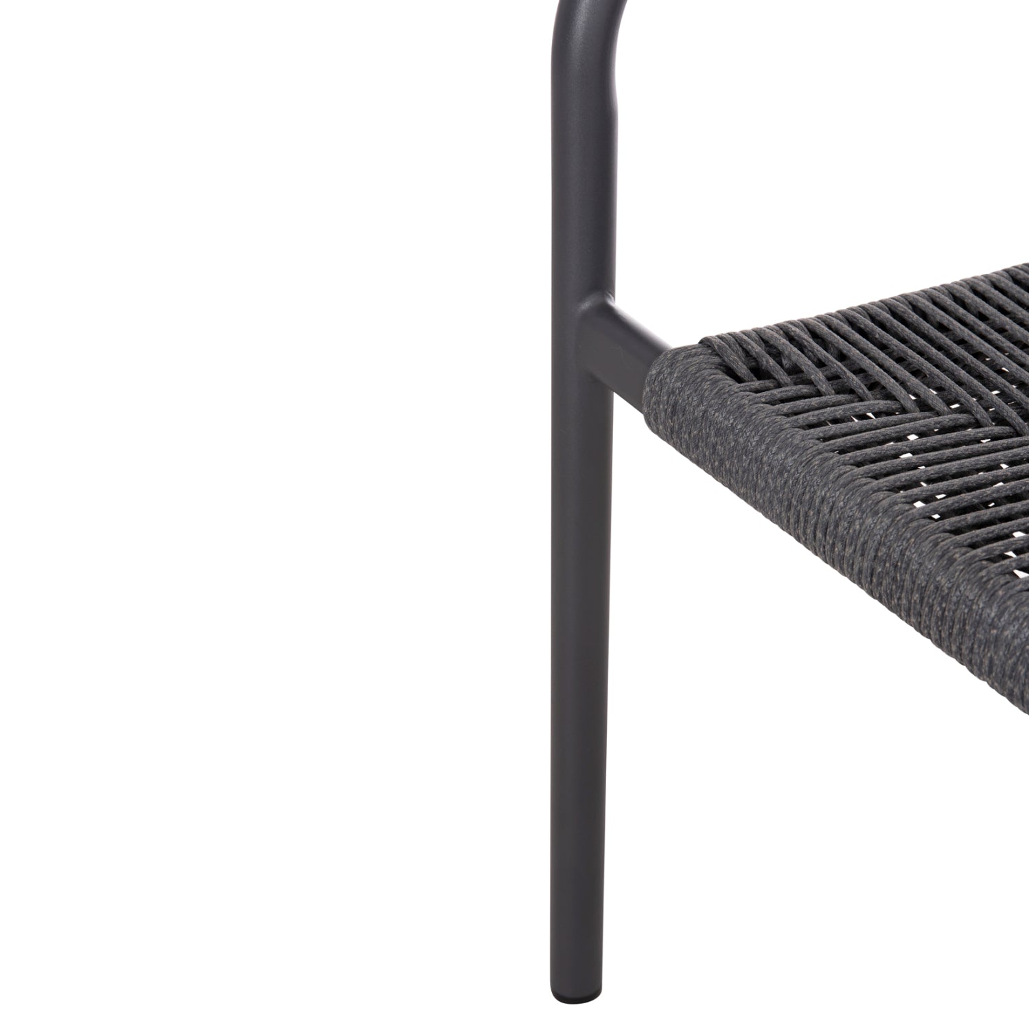 Кресло Луси тъмно сив цвят 58x56x79