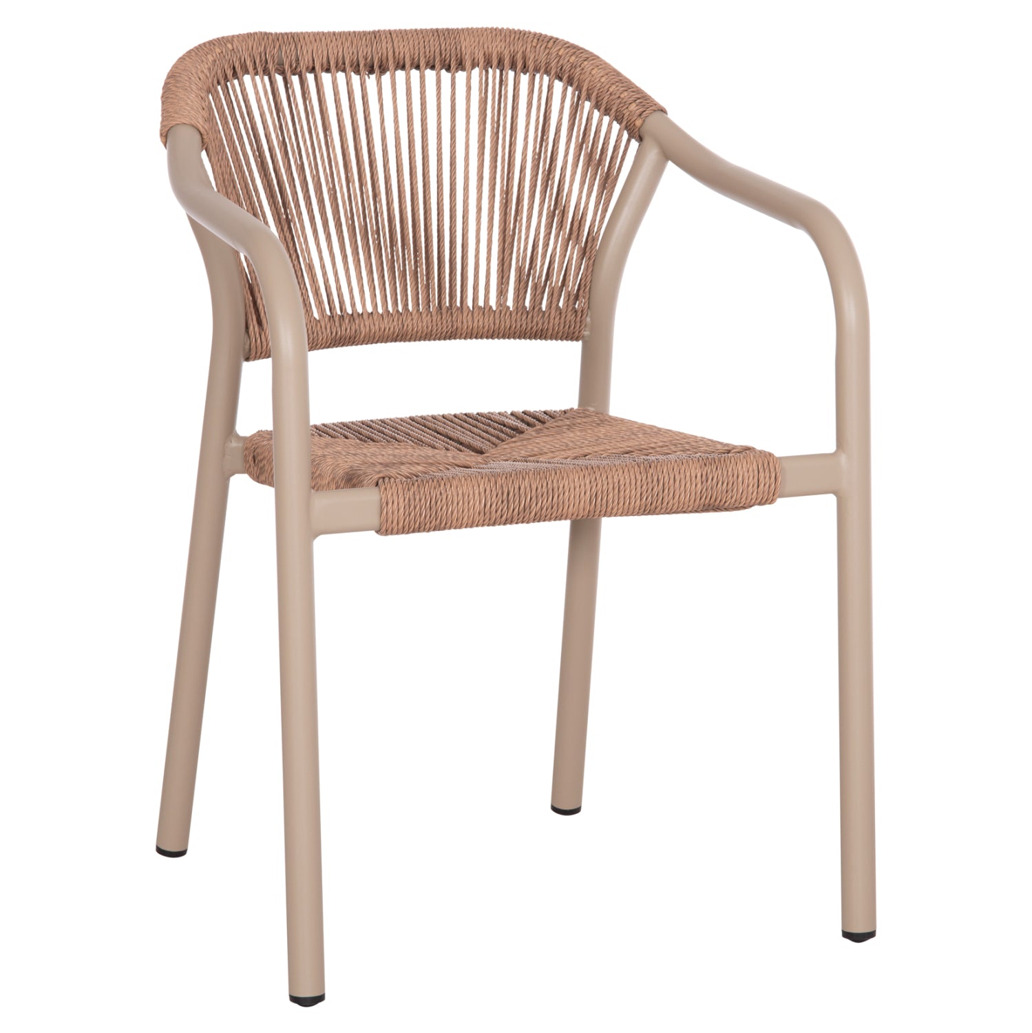 Кресло Луси мока цвят 58x56x79