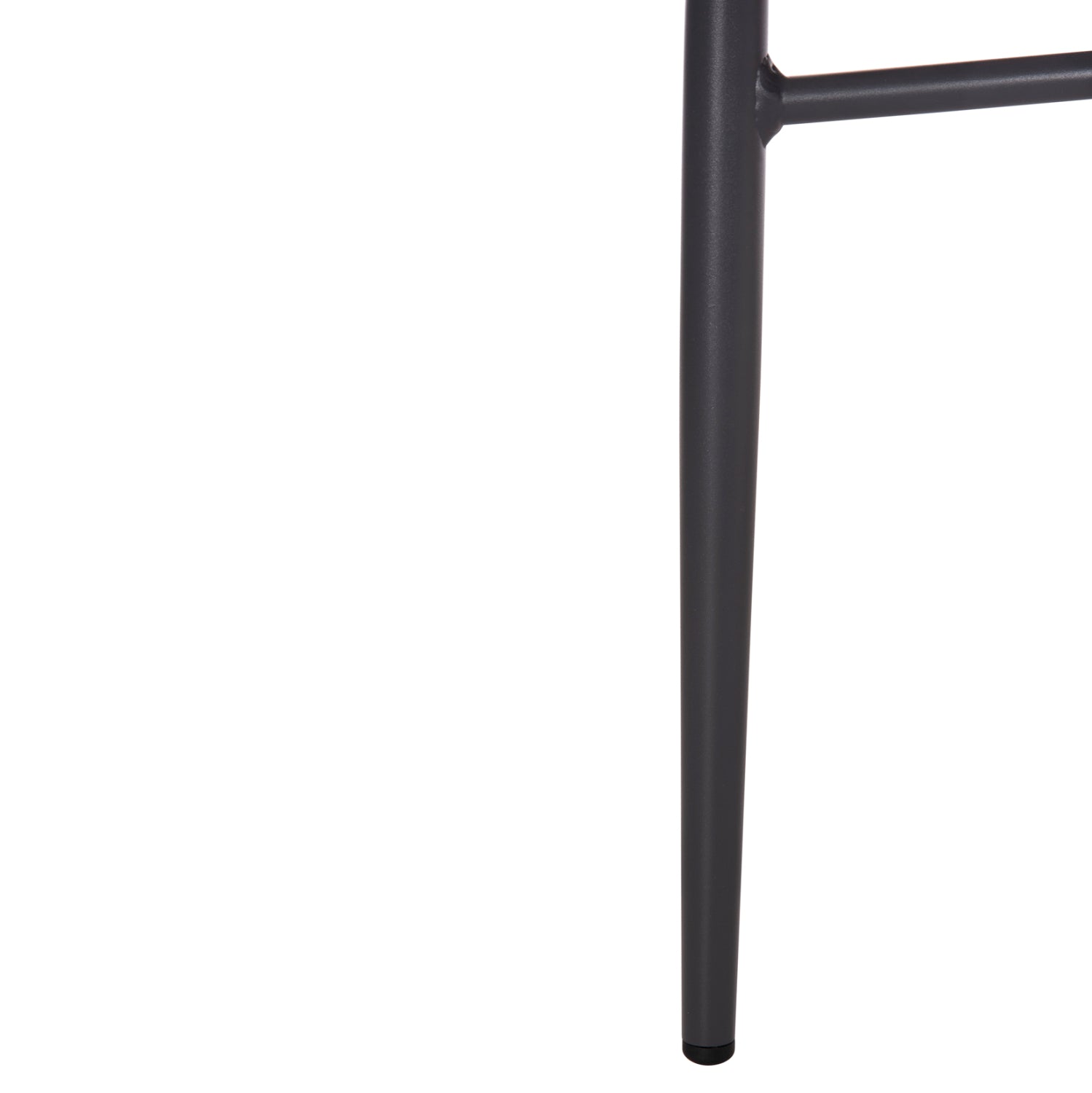 Стол LYNN цвят антрацит-натурал 56x59x81