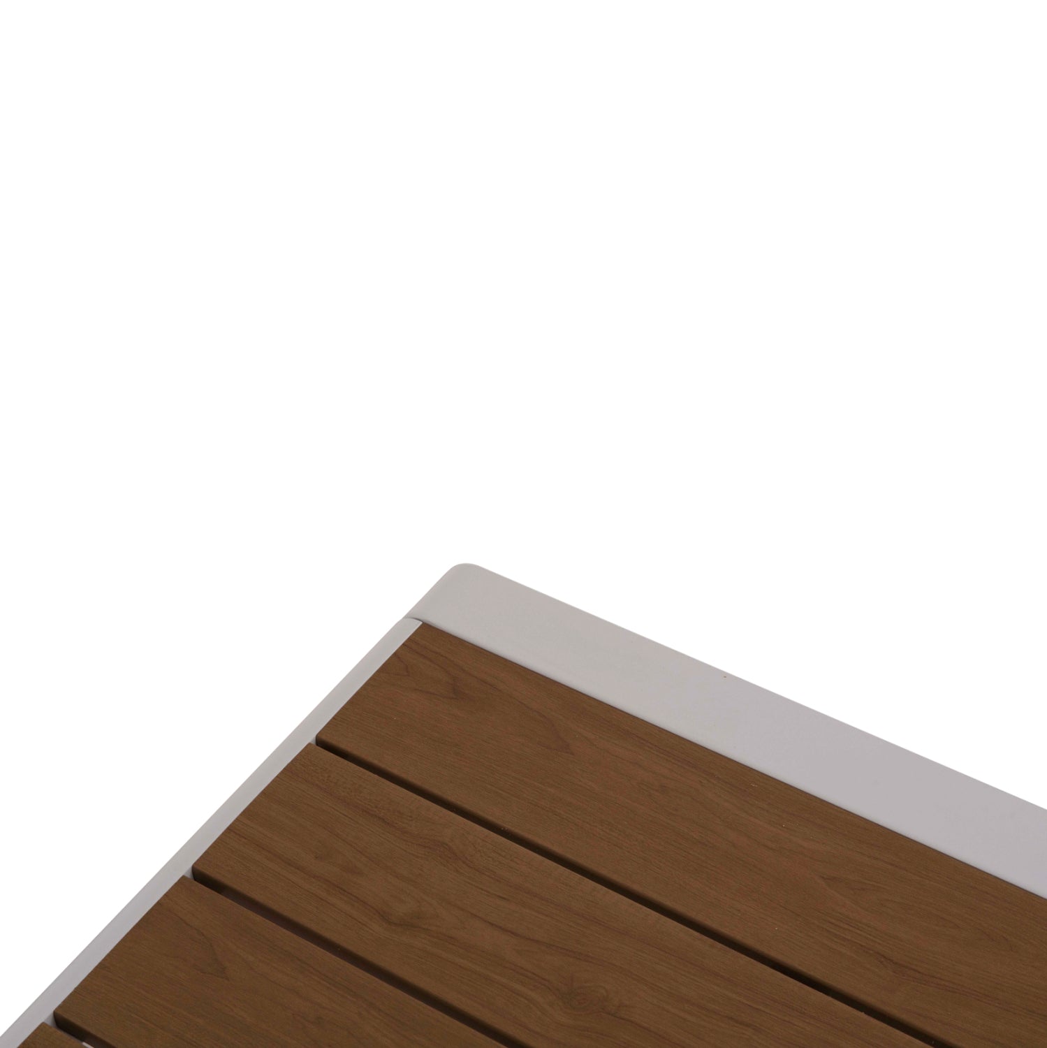 Масичка  BENTRY цвят бял-натурал 100x56x35