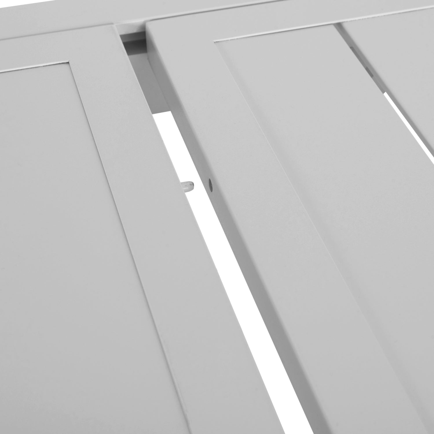 Разтегателна маса Krum алуминиева бяла 160-240x90x73всм