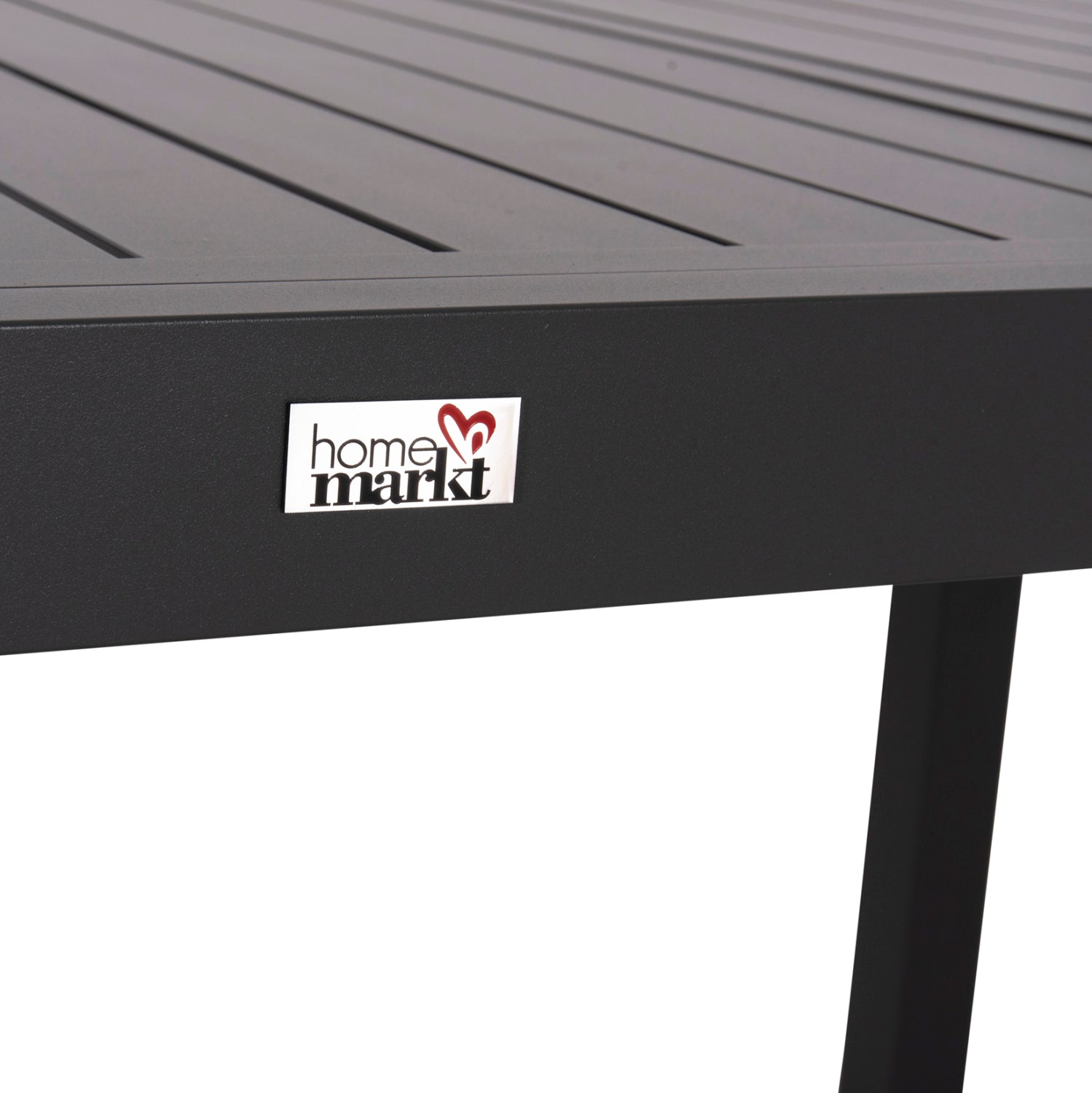 Разтегателна маса Krum алуминиева тъмно сива 160-240x90x73см