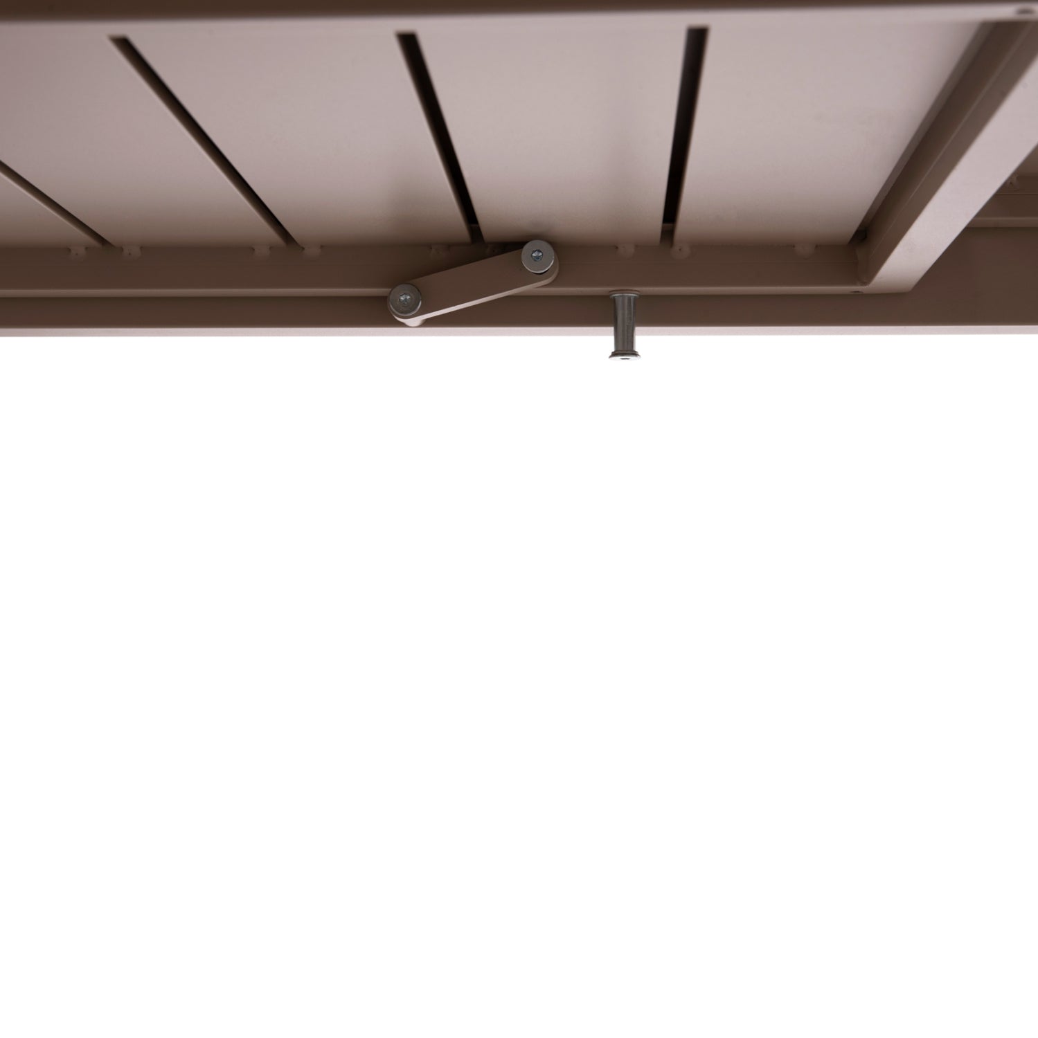 Разтегателна маса Krum алуминиев капучино 160-240x90x73hсм