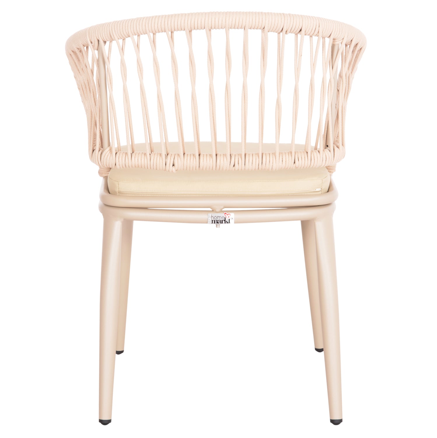 Кресло MAGNET цвят сив-капучино 59x61x81.5