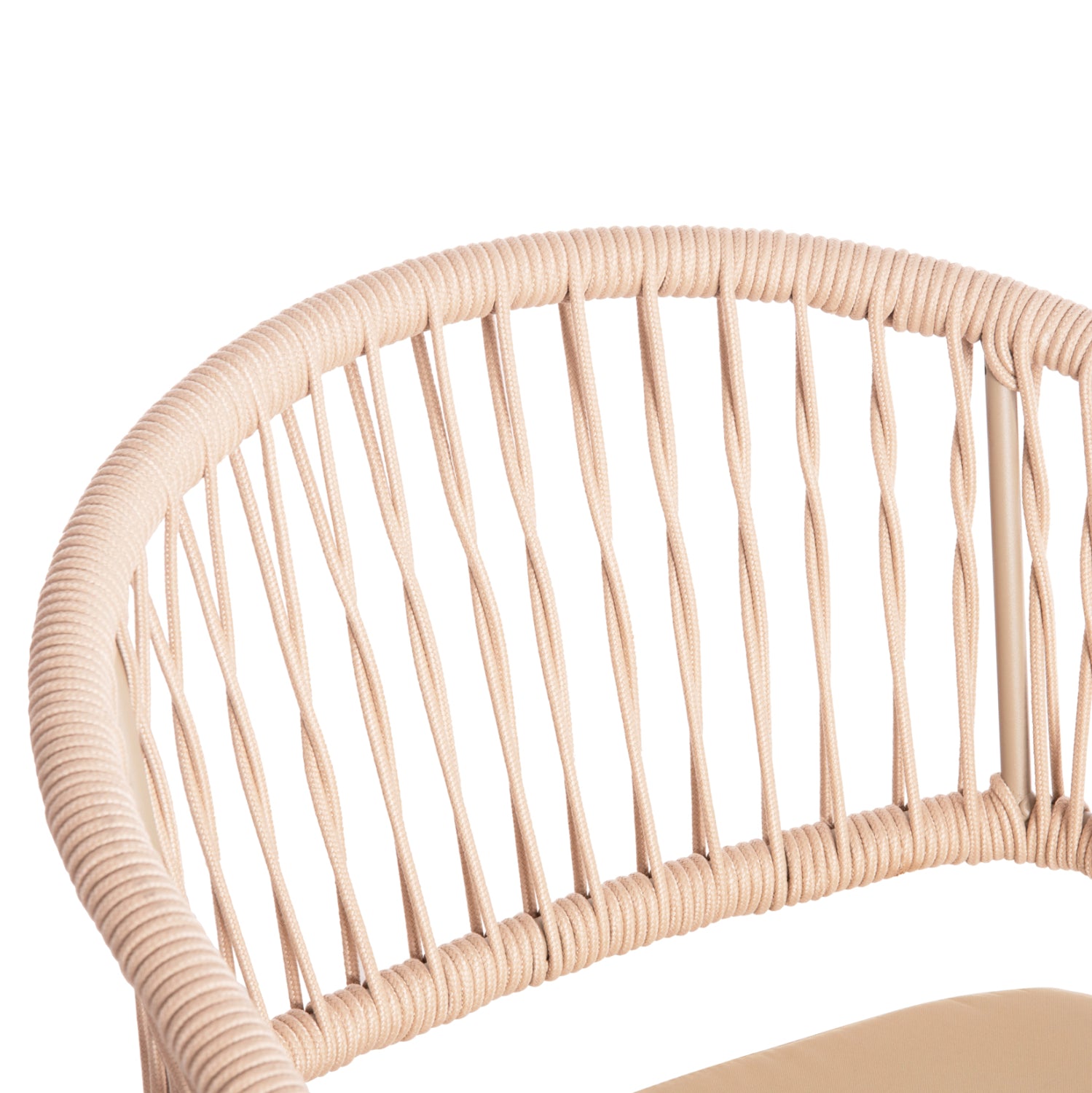 Кресло MAGNET цвят сив-капучино 59x61x81.5