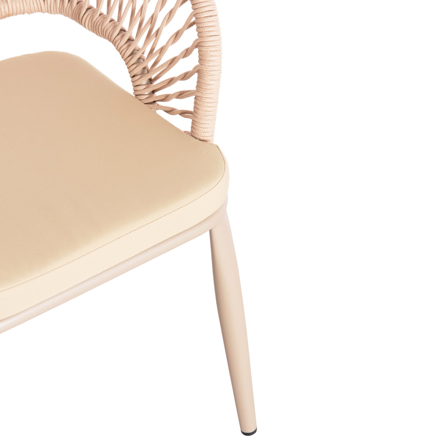 Кресло MAGNET цвят сив-капучино 59x61x81.5