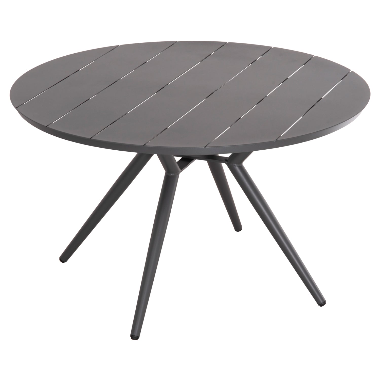 Маса HIGER алуминиева тъмно сив цвят Φ126x74