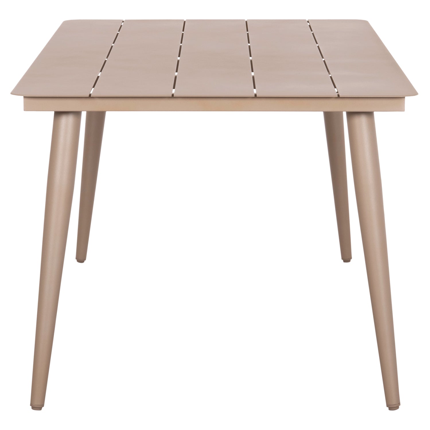 Алуминиева маса правоъгълна Higer капучино 160х90х78см