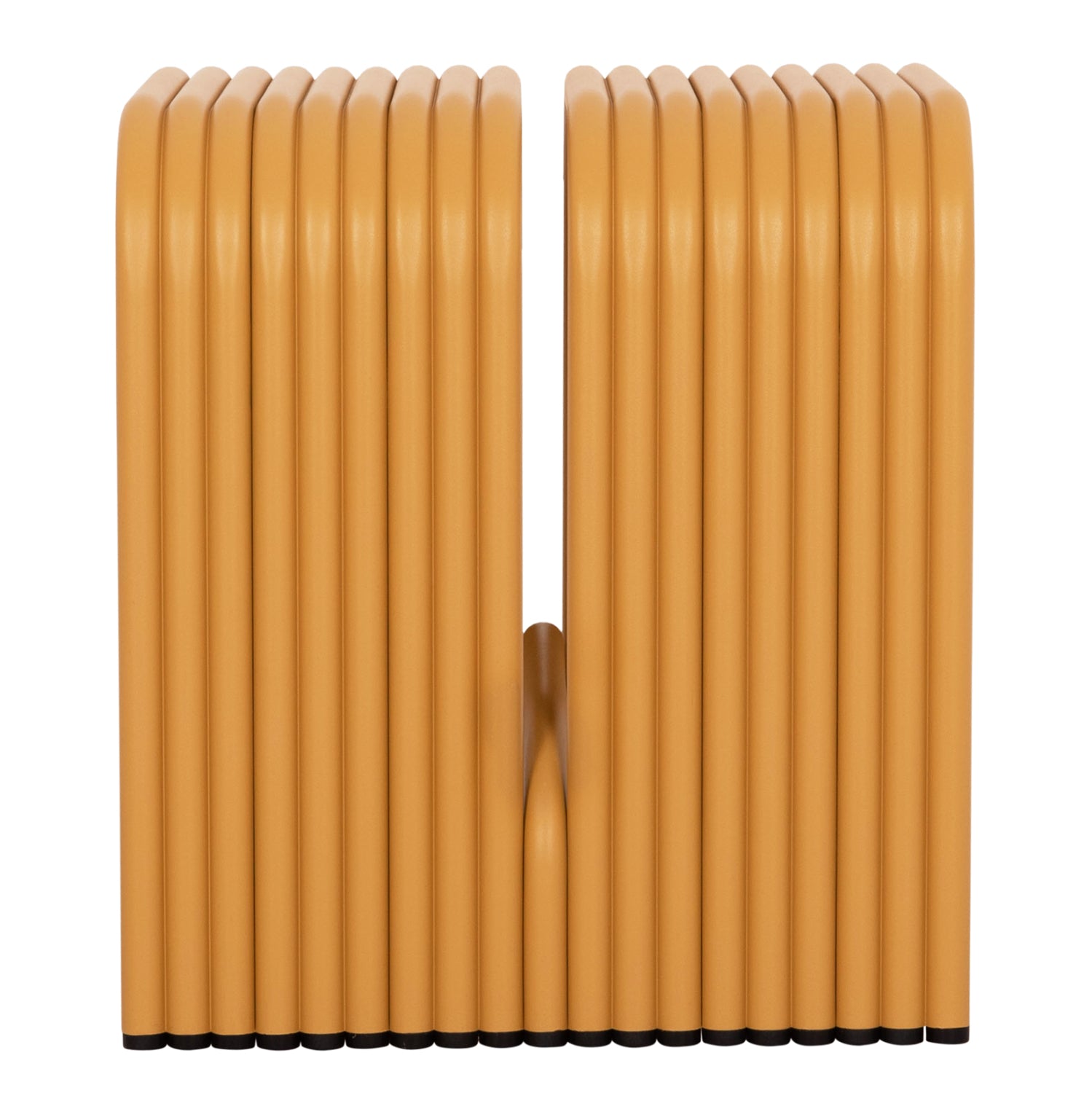 Табуретка INTREPID серия алуминиева в цвят горчица 40x38x42.5yсм.