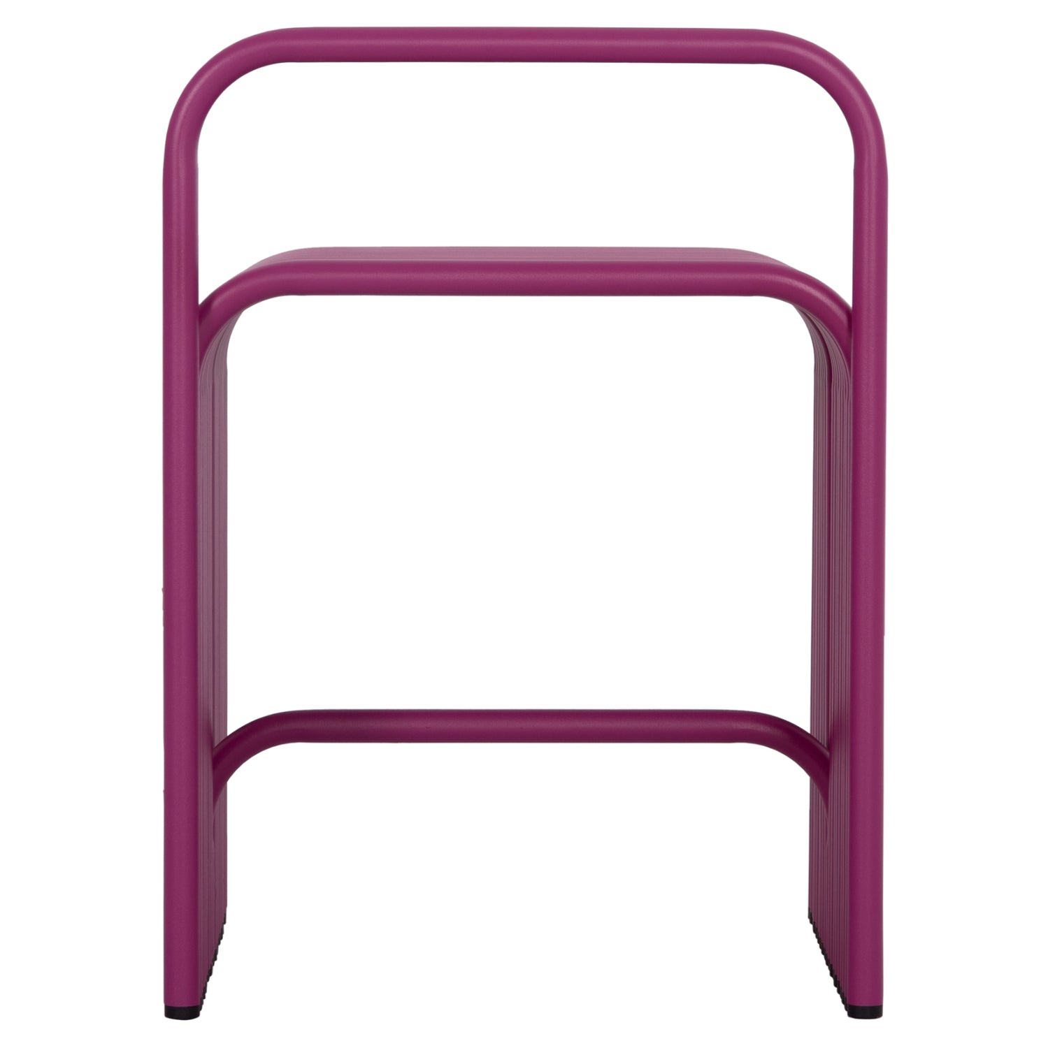 Табуретка INTREPID алуминий лилав цвят 40x38x55см