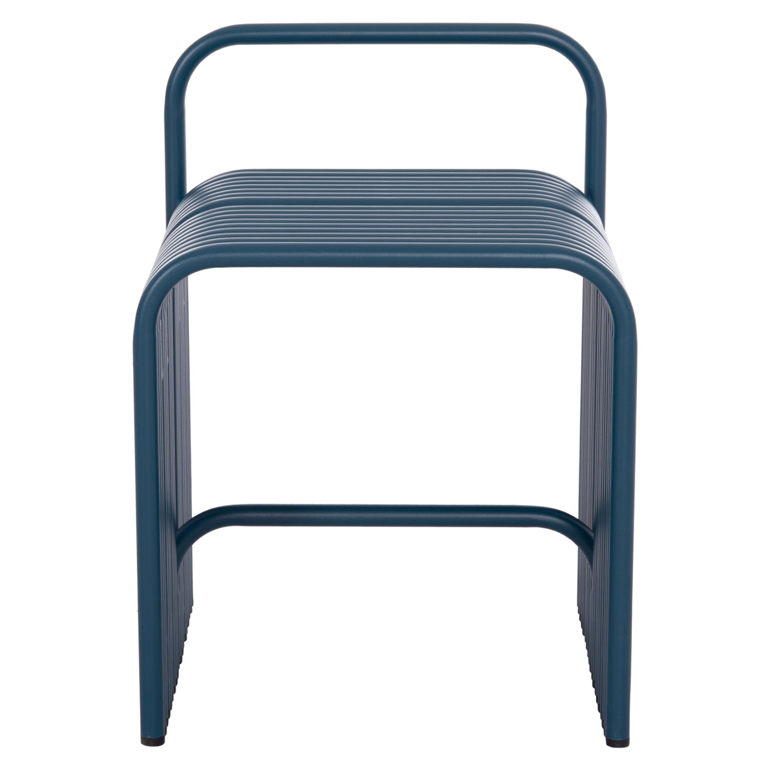 Табуретка INTREPID алуминий син цвят 40x38x55см