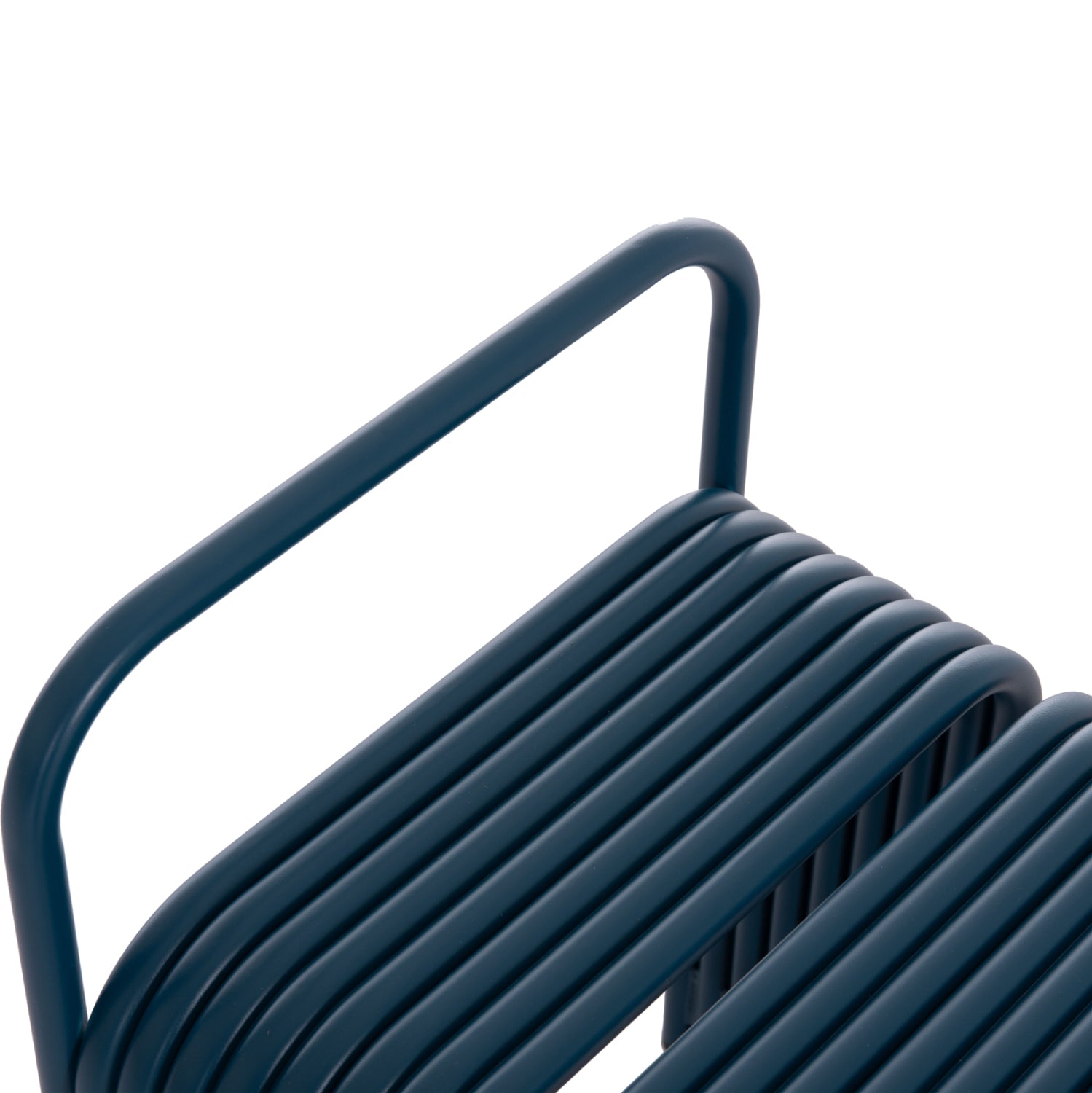 Табуретка INTREPID алуминий син цвят 40x38x55см