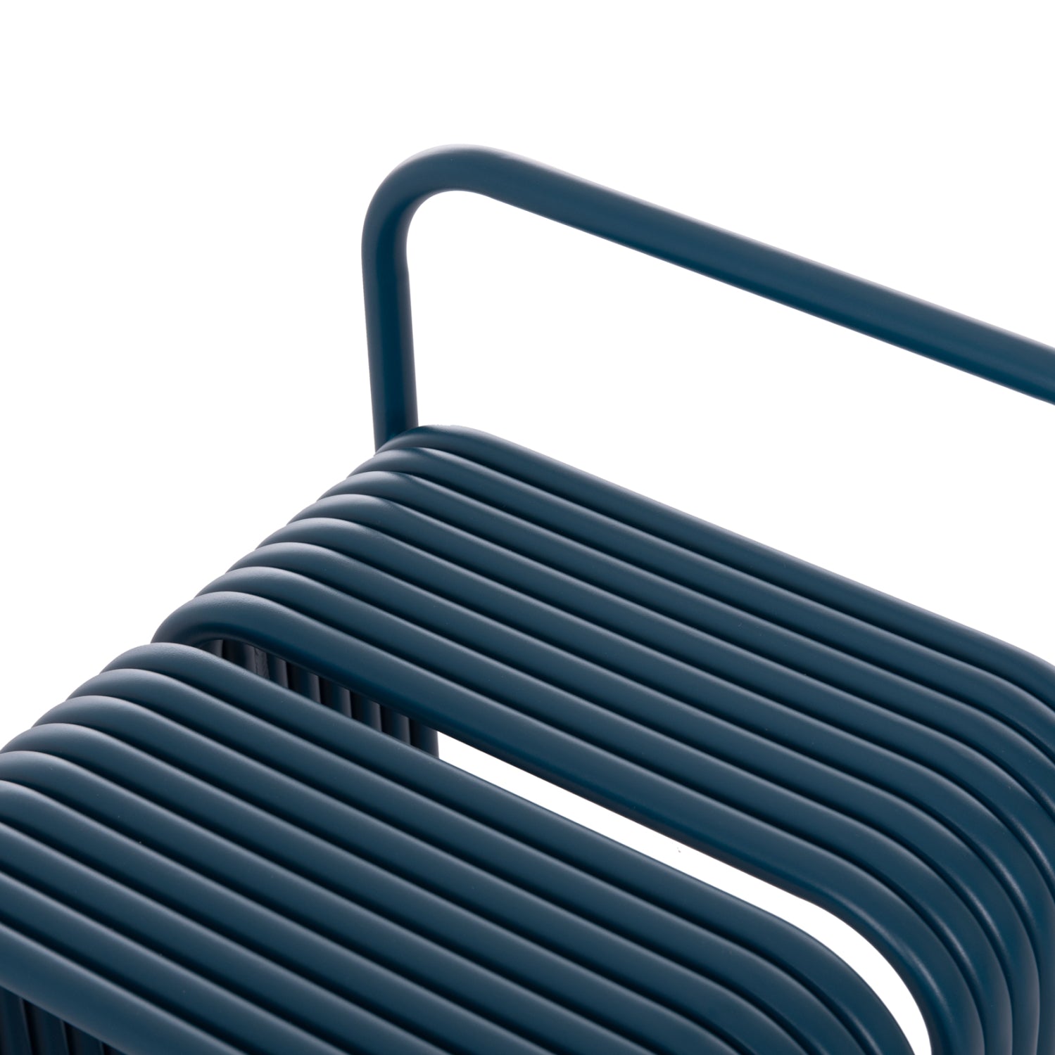 Табуретка INTREPID алуминий син цвят 40x38x55см