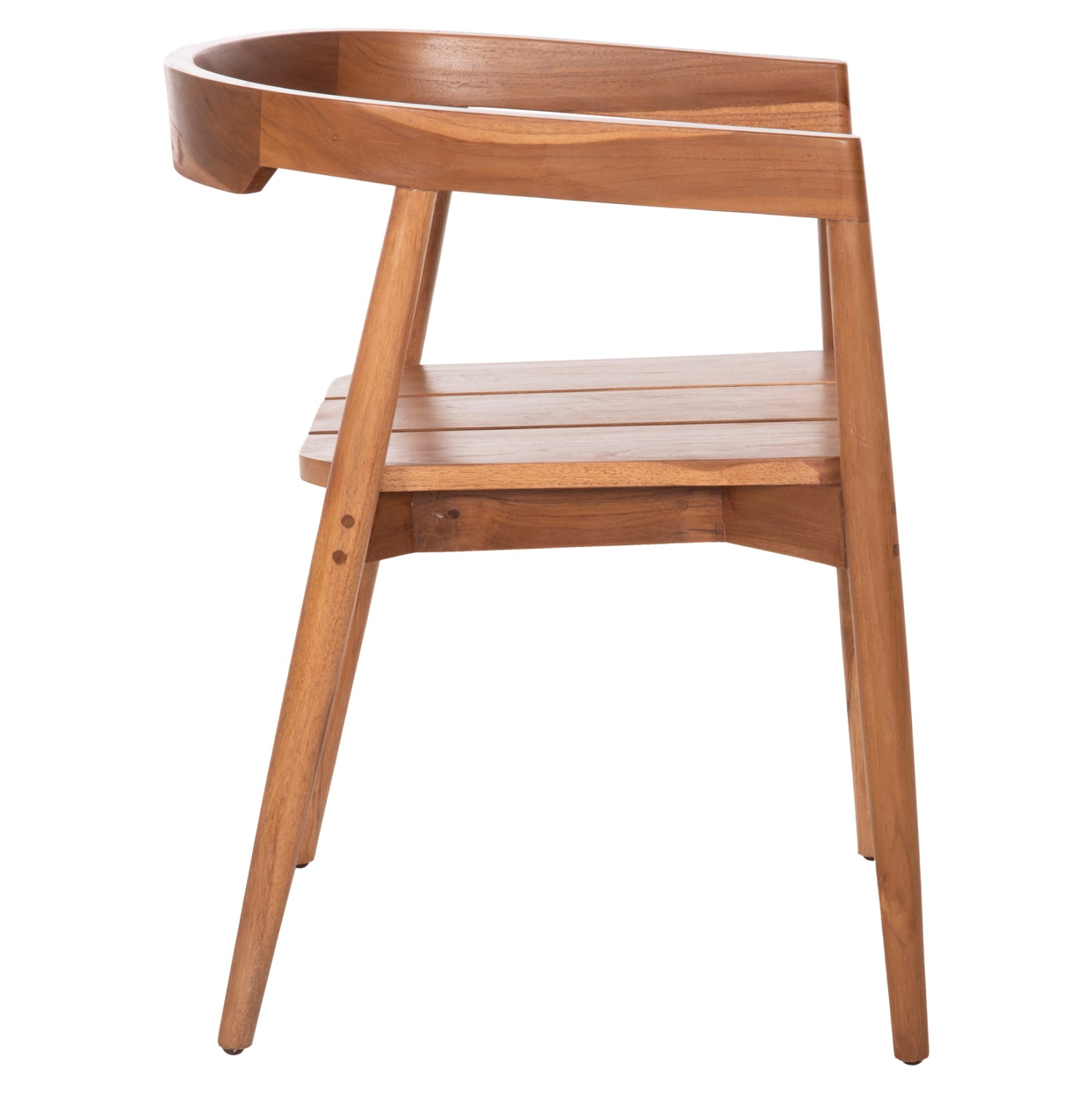 Трапезно кресло Адонис тиково дърво-естествено 53x54x73см.