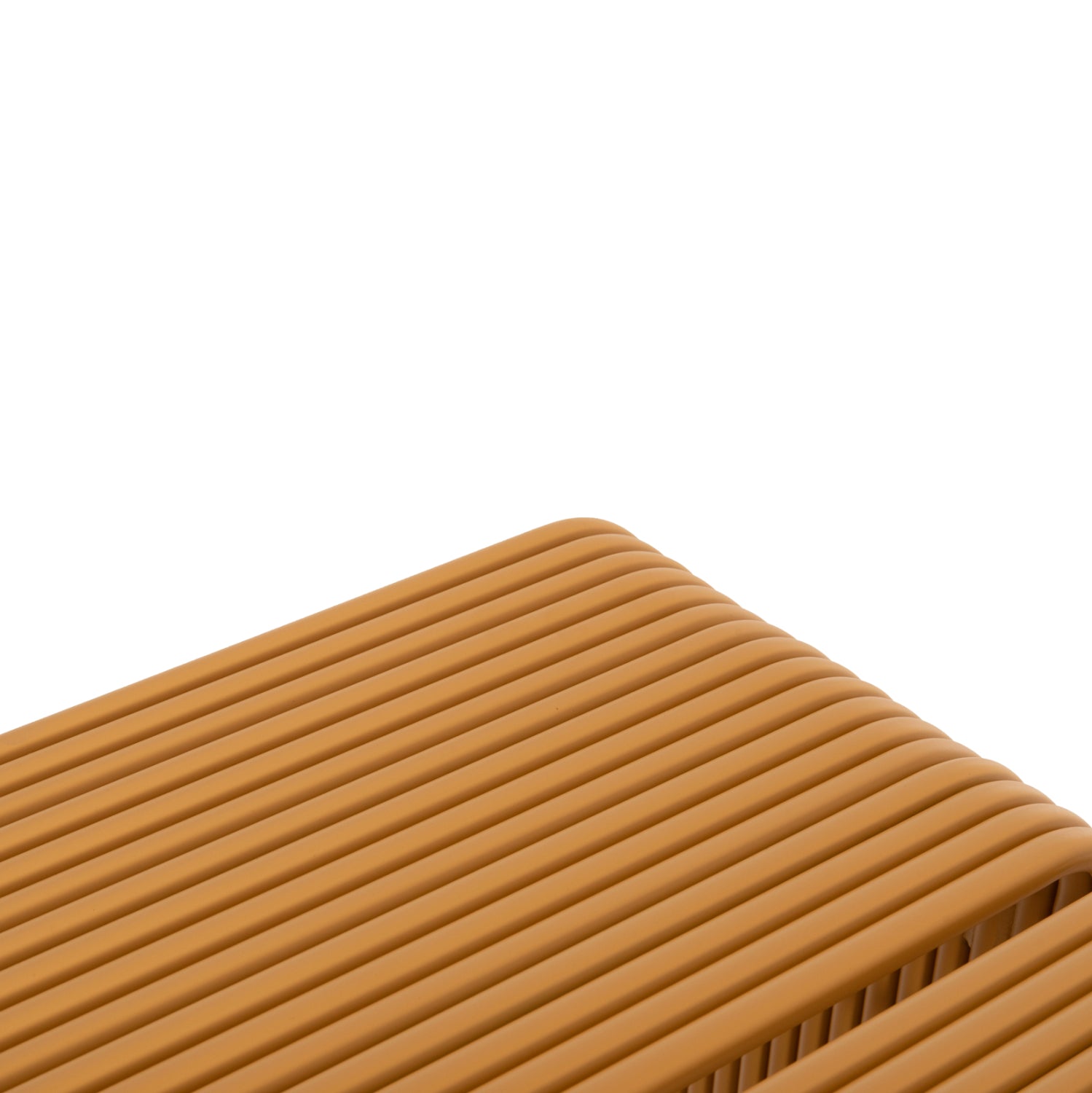 Градинска маса Intrepid алуминиева цвят горчица 120x70x70.5см