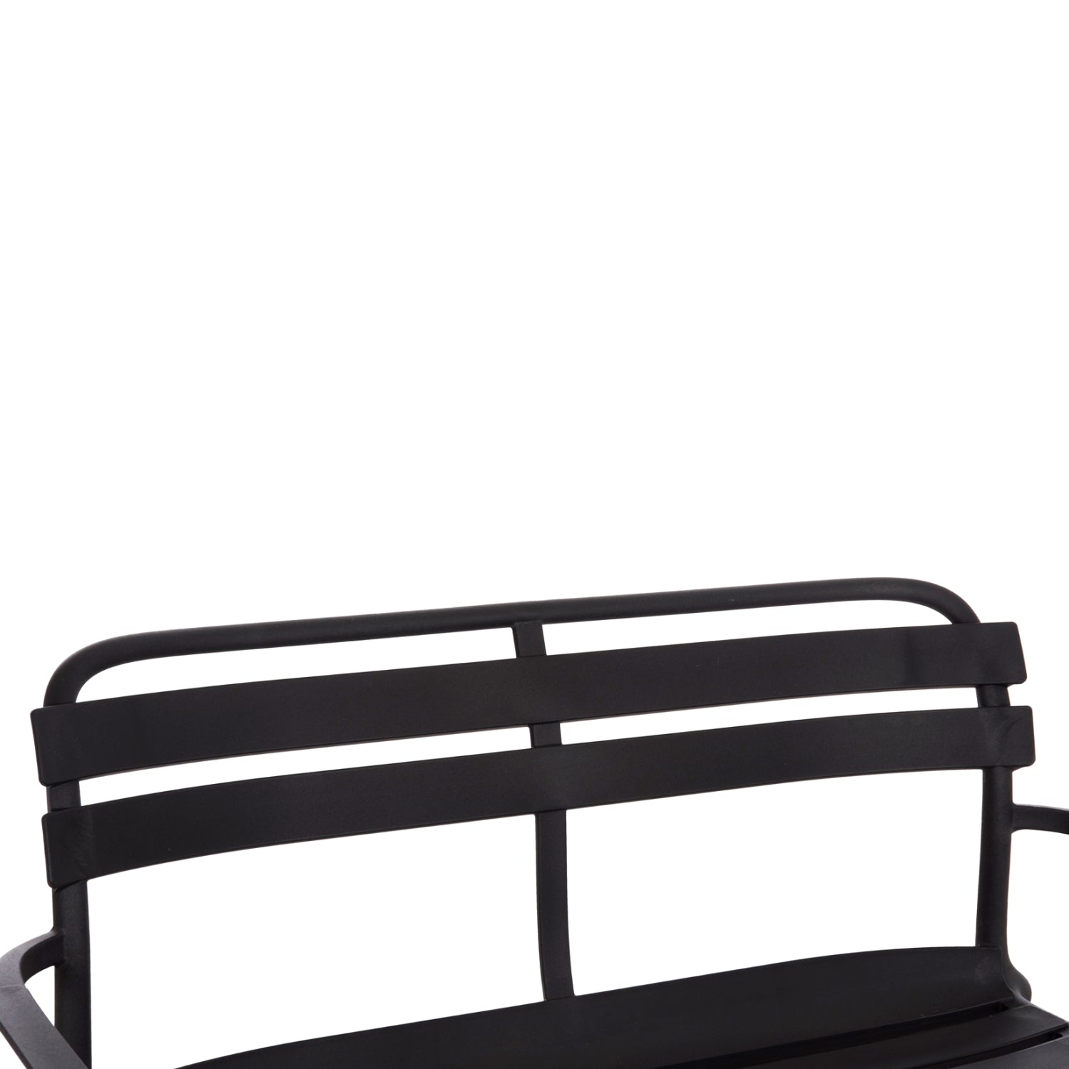 Полипропиленова пейка двойна Кorver черна 113x65x76см