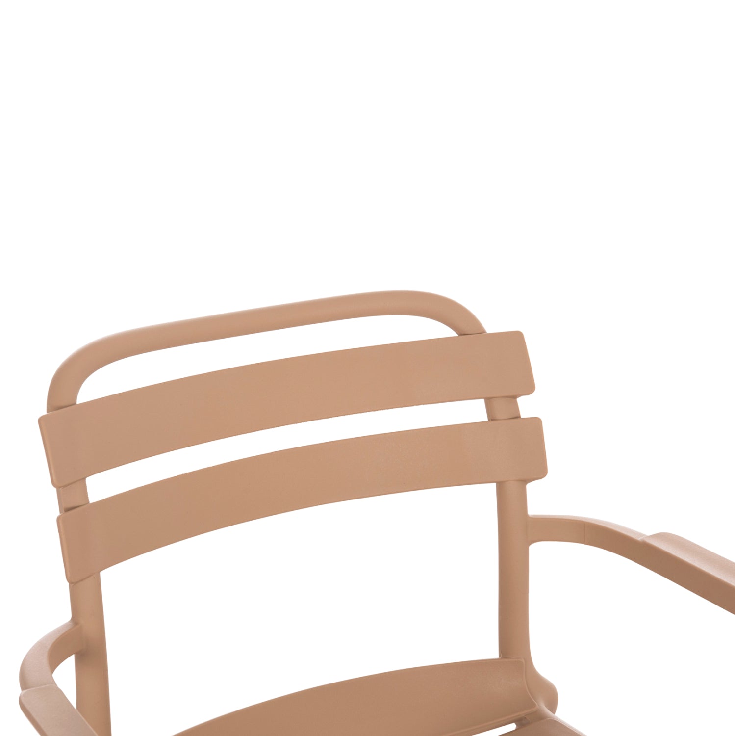 Градински стол KORVER полипропилен капучино 63.5x65x76см