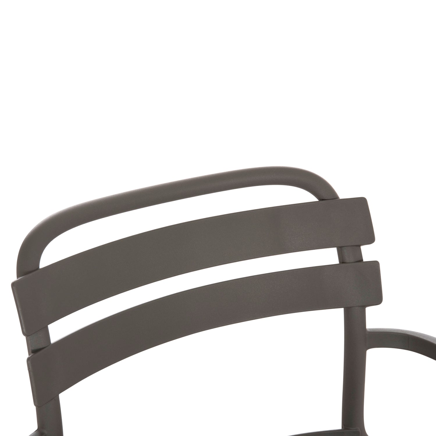 Градински стол KORVER полипропилен тъмно маслинено зелен, 63.5x65x76см