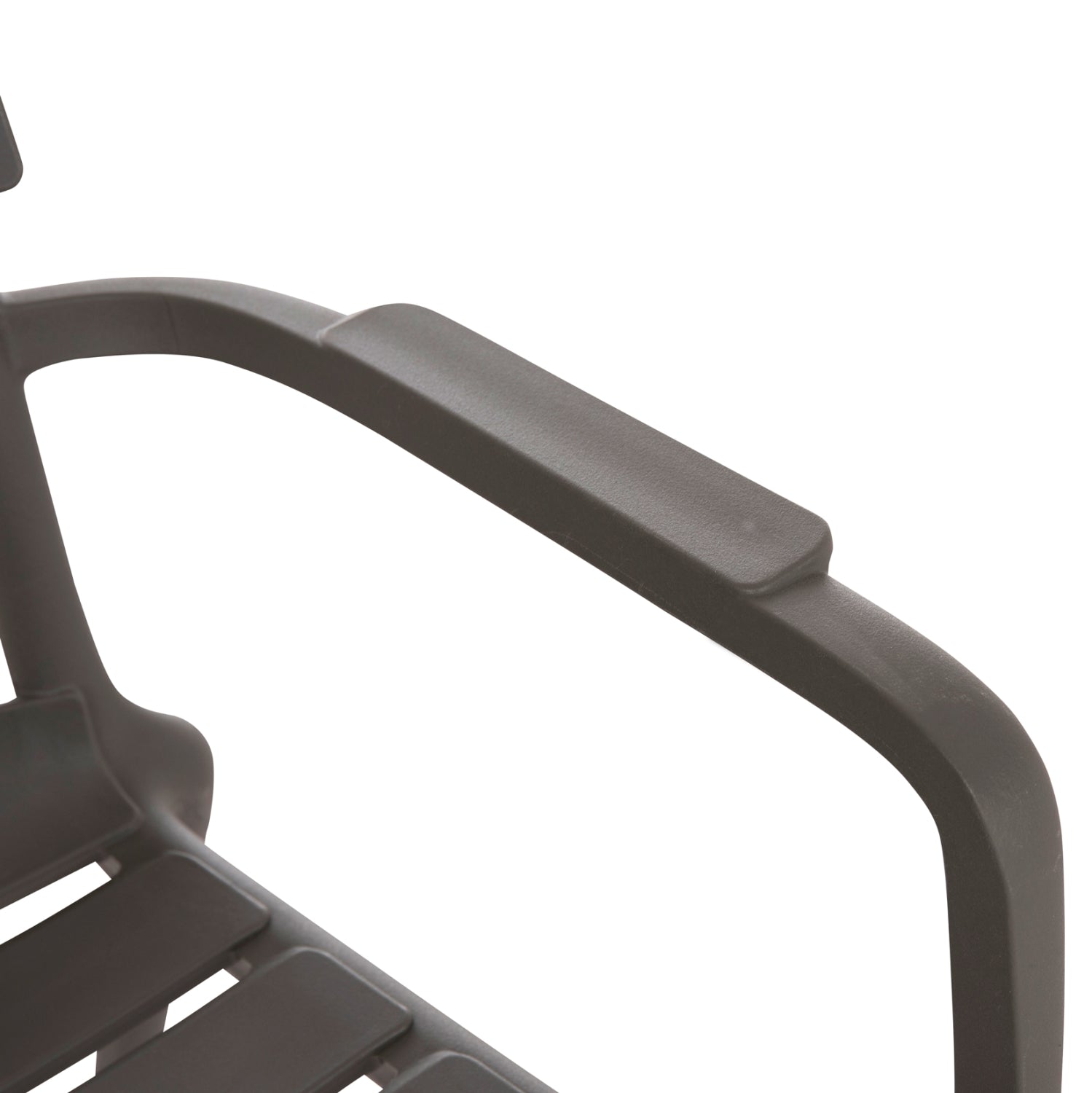 Градински стол KORVER полипропилен тъмно маслинено зелен, 63.5x65x76см