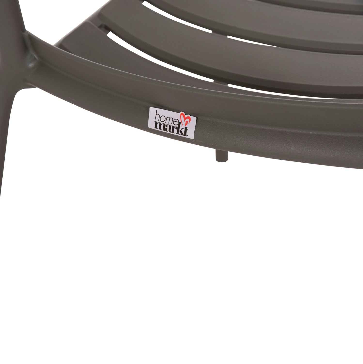 Градински стол KORVER полипропилен тъмно маслинено зелен, 63.5x65x76см