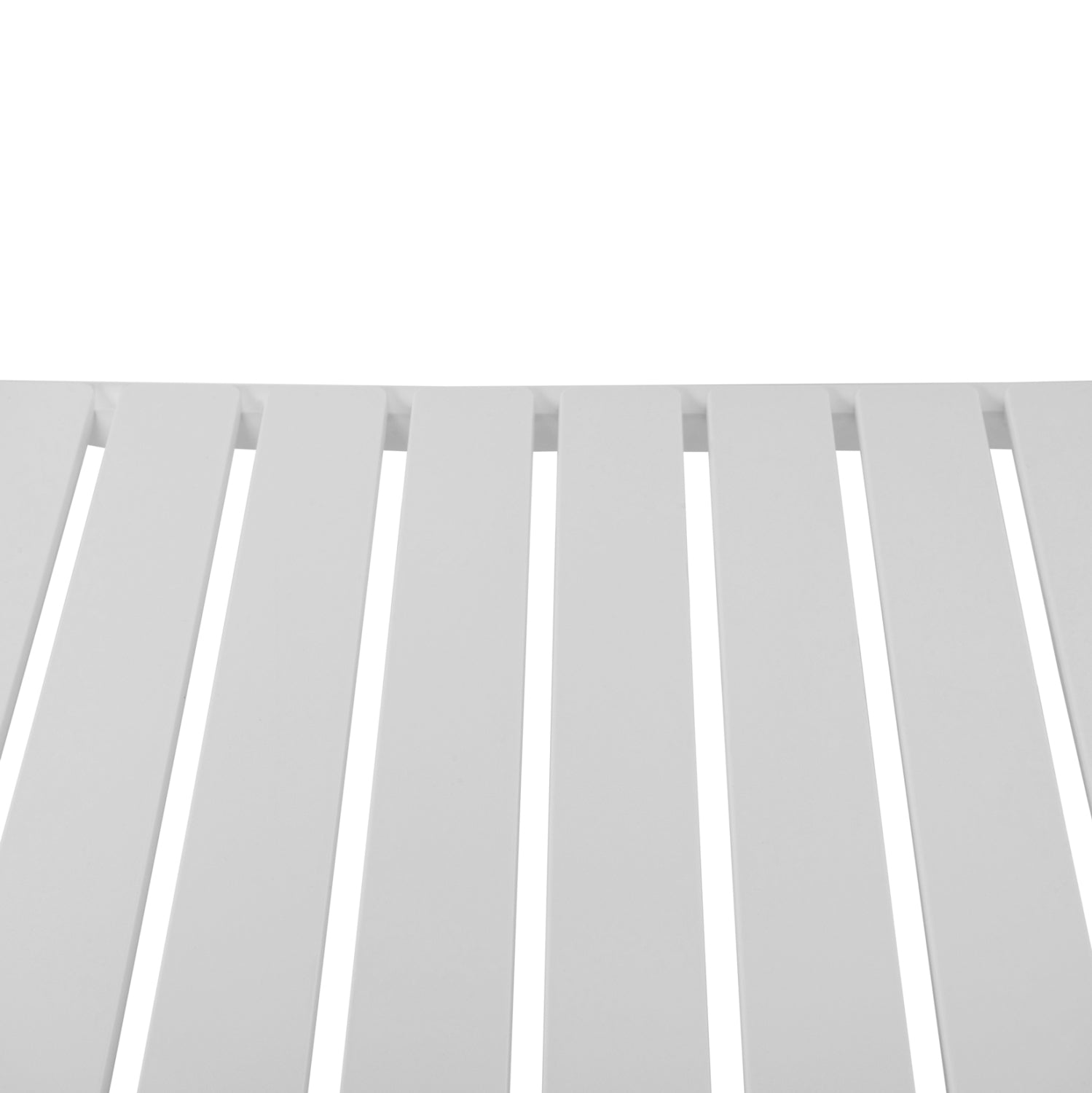 Градинска маса за кафе Korver полипропилен бяла 100x60x46см