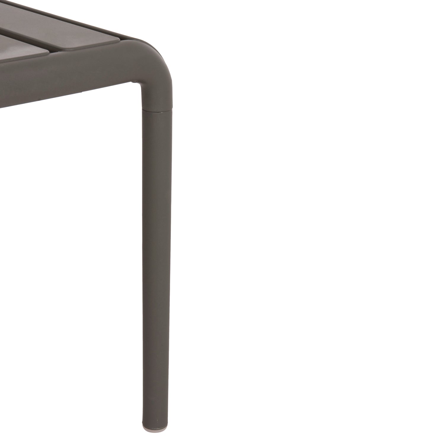 Градинска маса за кафе Korver полипропилен, тъмно маслинов цвят, 100x60x46см