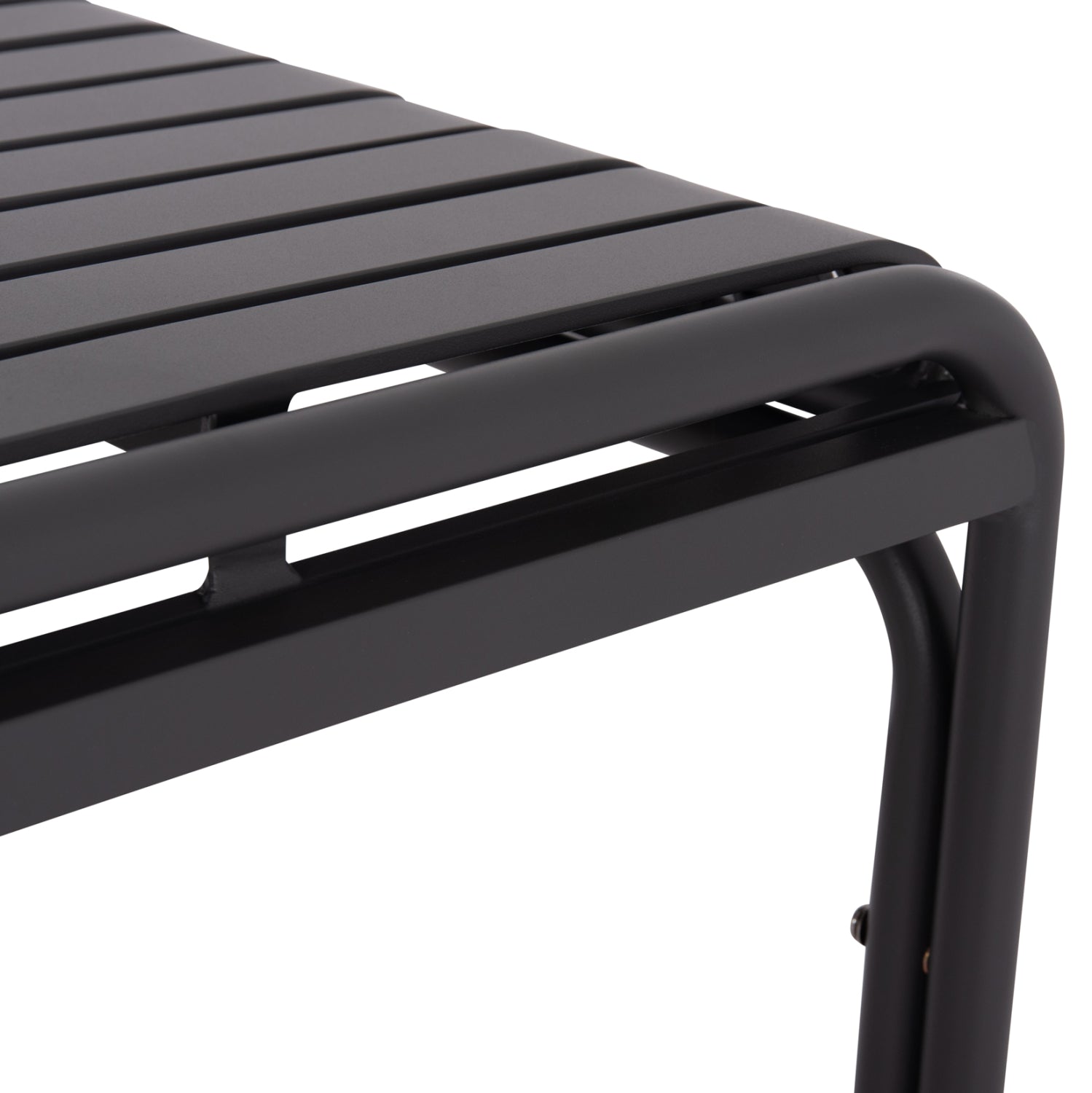 Алуминиева маса RACHEL сив цвят   80x80x76см