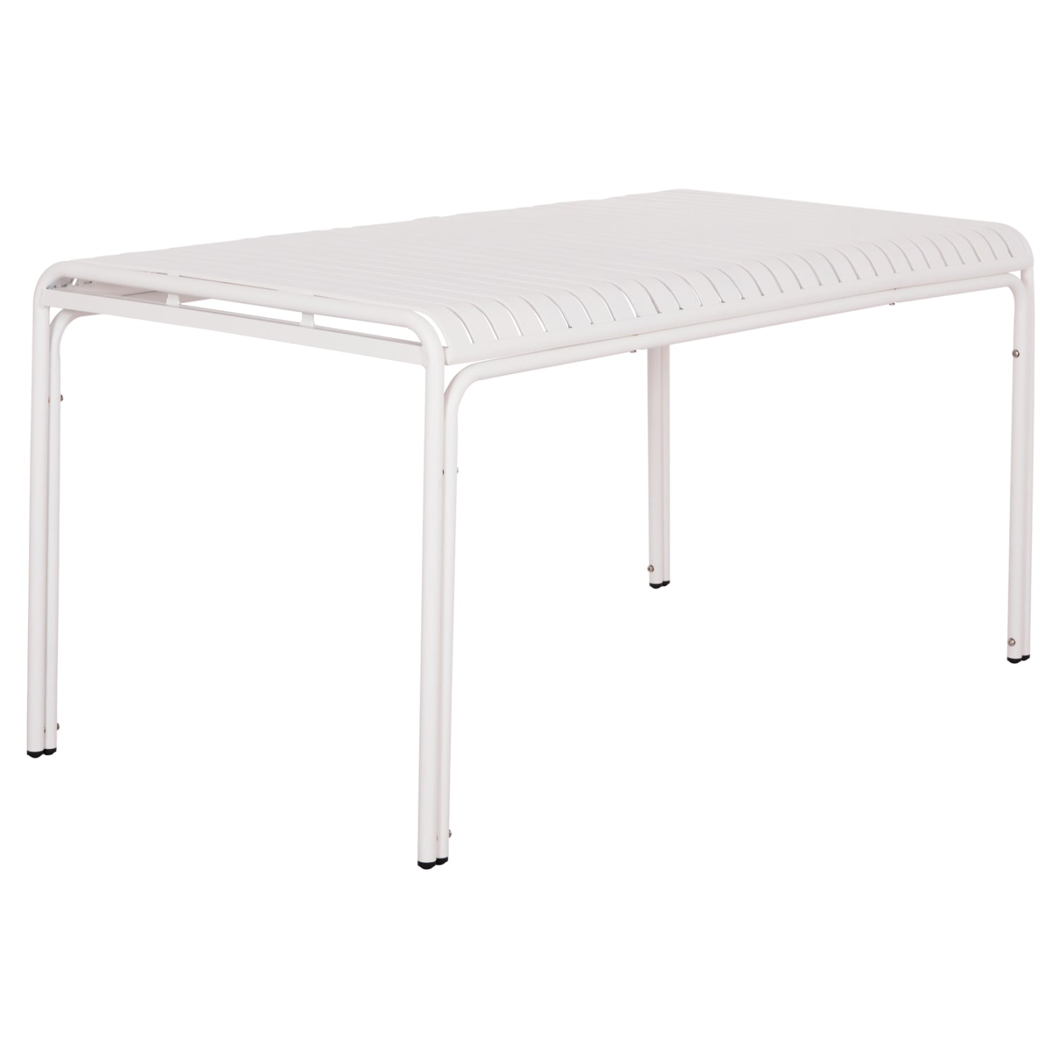 Алуминиева маса Rachel бял цвят  150x80x75см