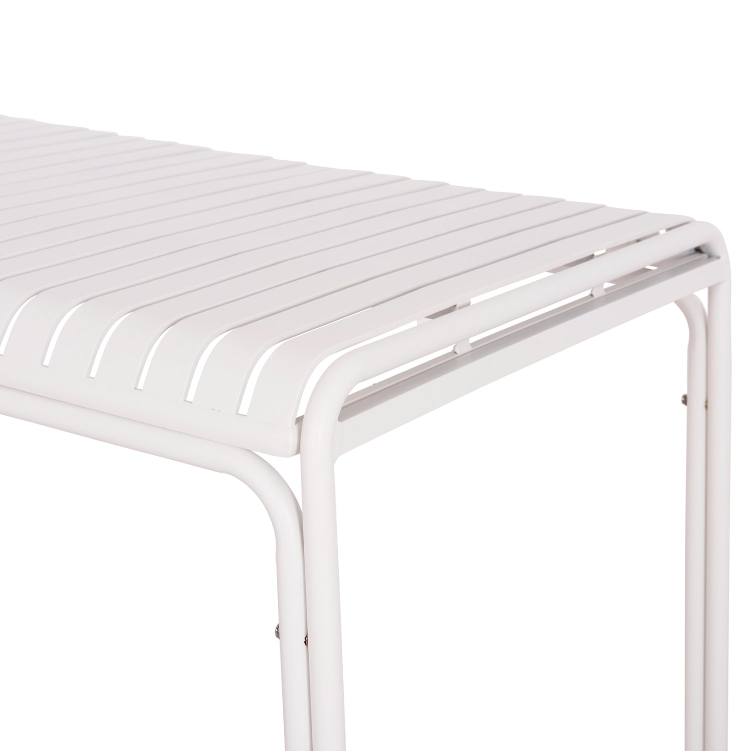 Алуминиева маса Rachel бял цвят  150x80x75см