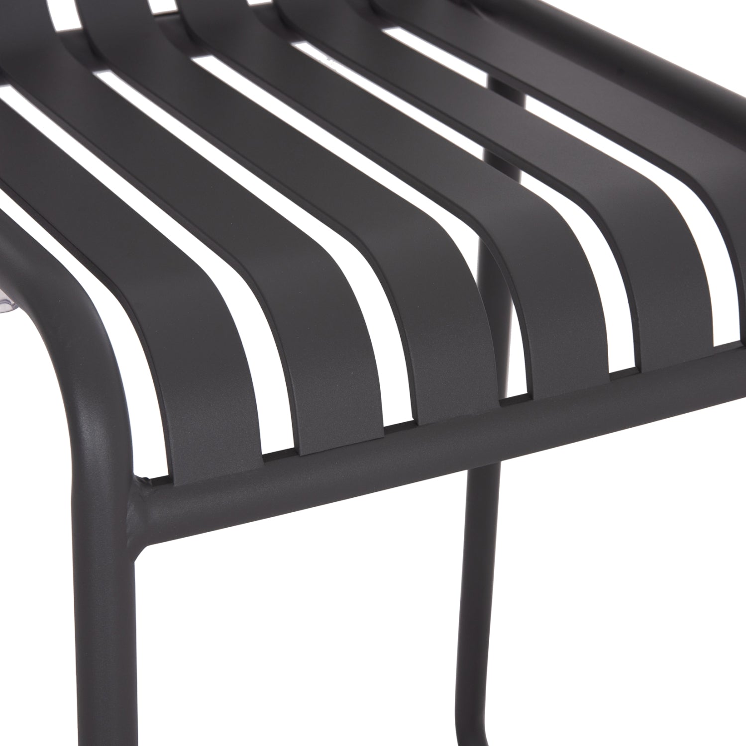 Алуминиев бар стол Rachel сив цвят 47x56.5x98.5см