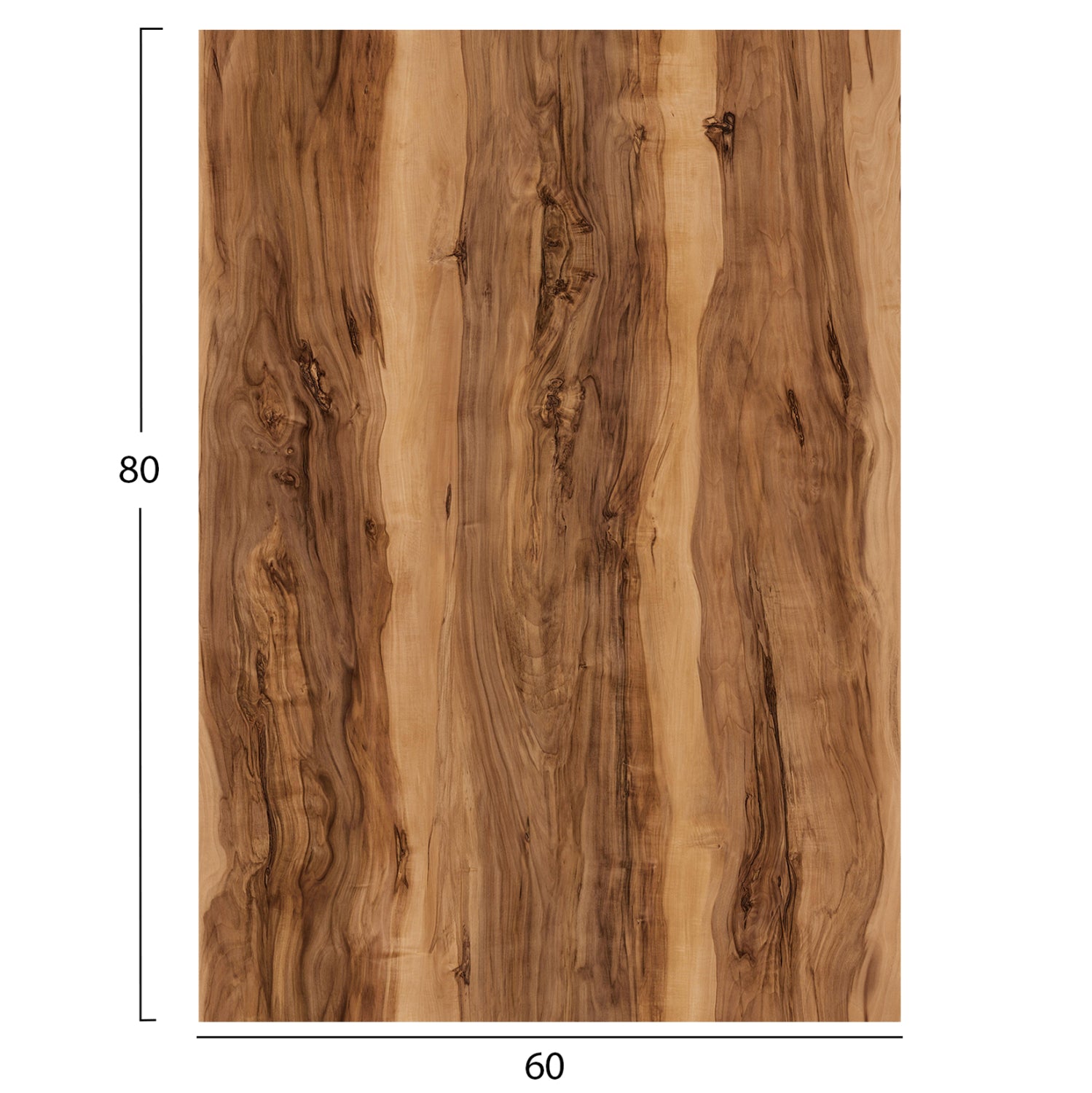 Плот за маса HPL 60x80 -цвят индийски сусам