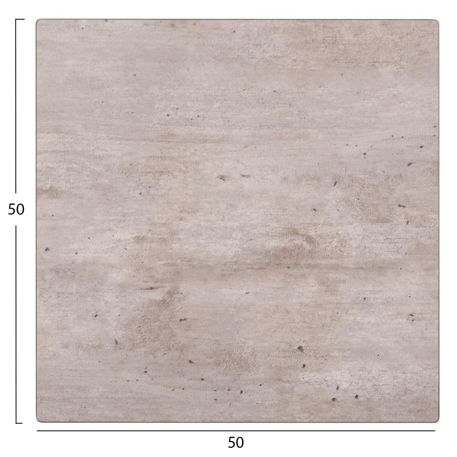 Плот за маса hpl циментов нюанс 50x50x15см