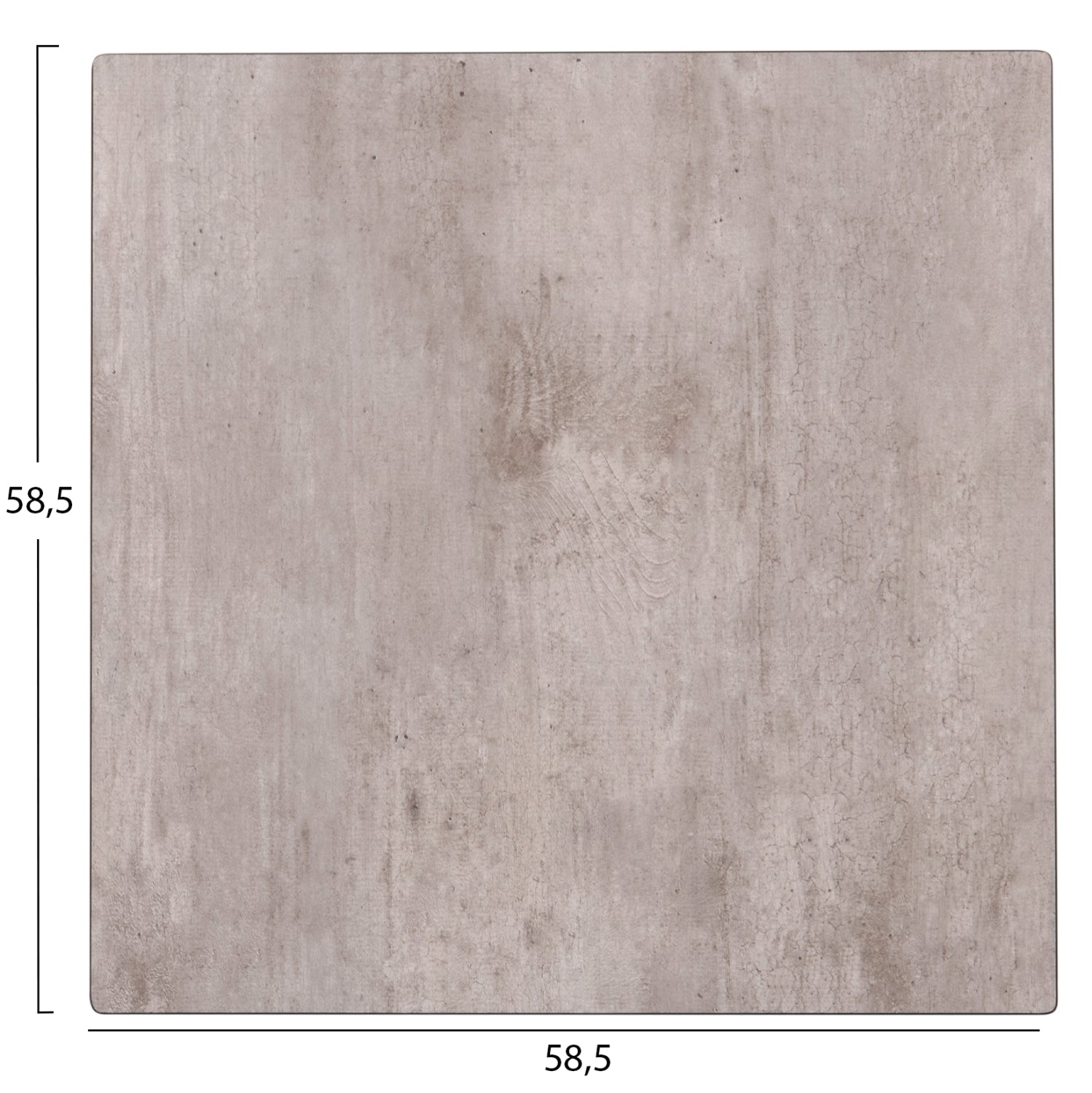 Плот за маса hpl - циментов нюанс 58.5x58.5x15см
