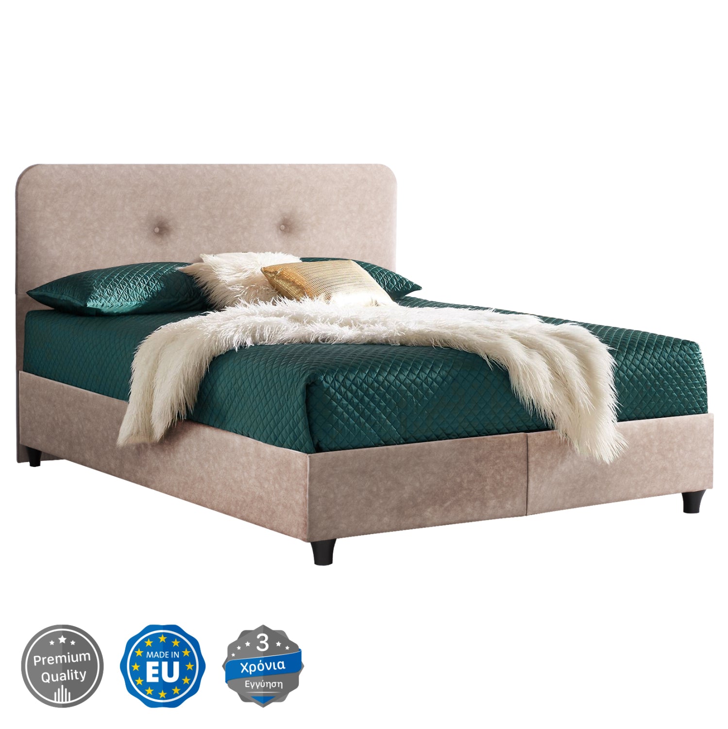 ЛЕГЛО DOLORES БЕЖОВ НАБУК, 150x200см.