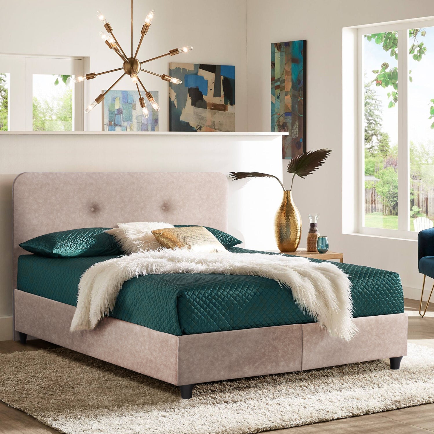 ЛЕГЛО DOLORES БЕЖОВ НАБУК, 150x200см.