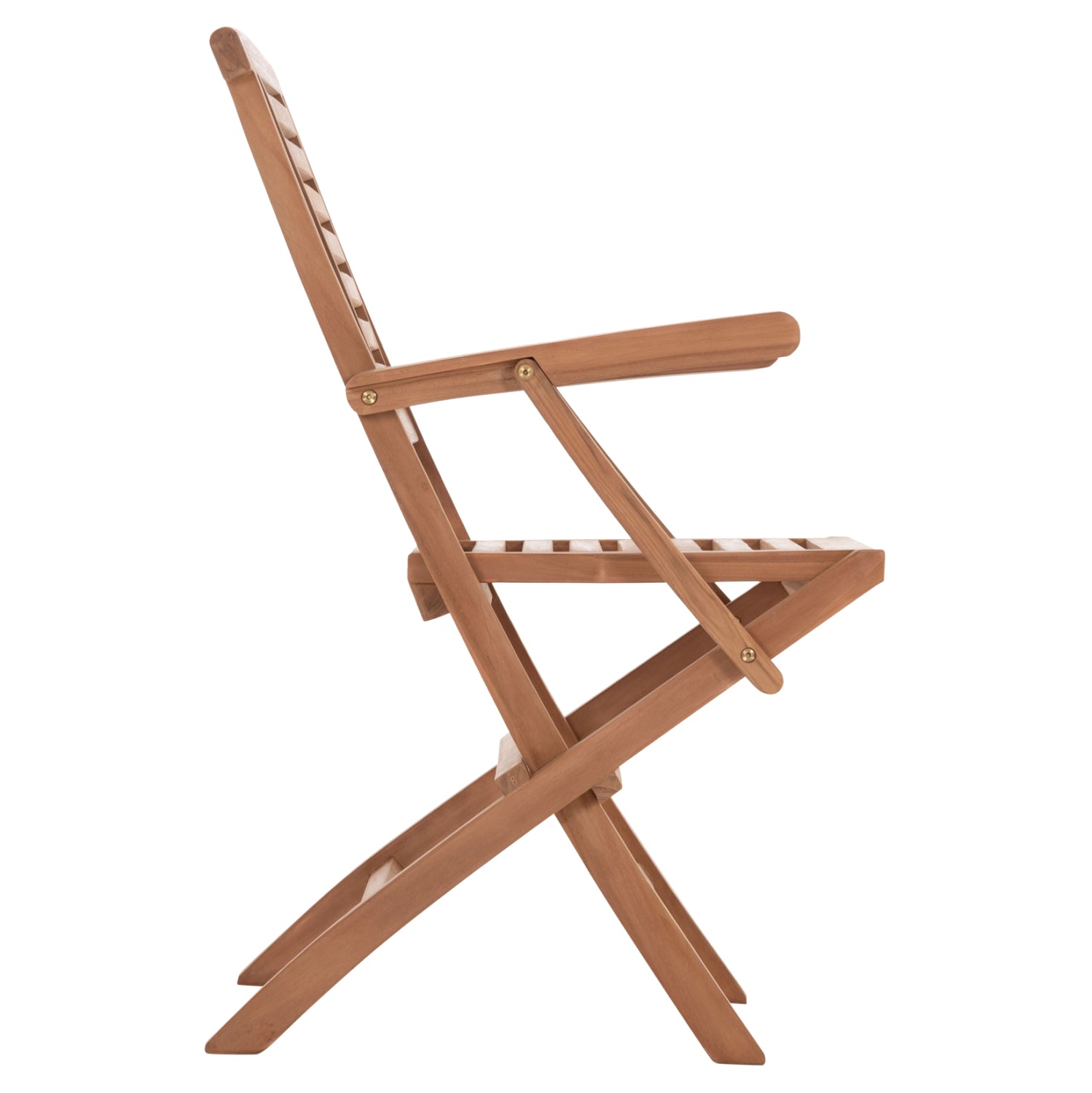 Сгъваем стол за хранене crander от тиково дърво 53x63x90см.