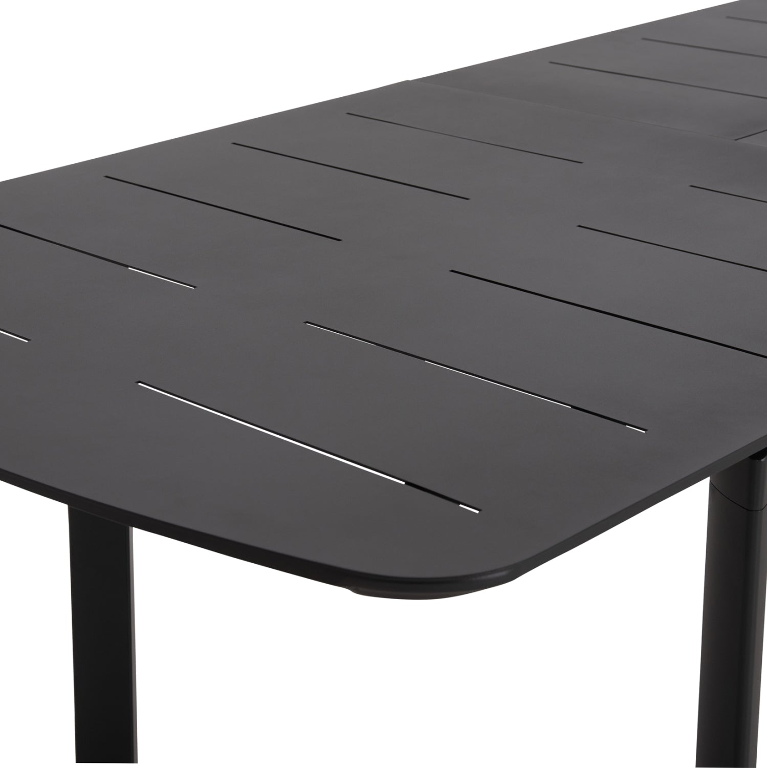 Разтегляема трапезарна маса Sympo сив алуминий 220-300x100x75всм.