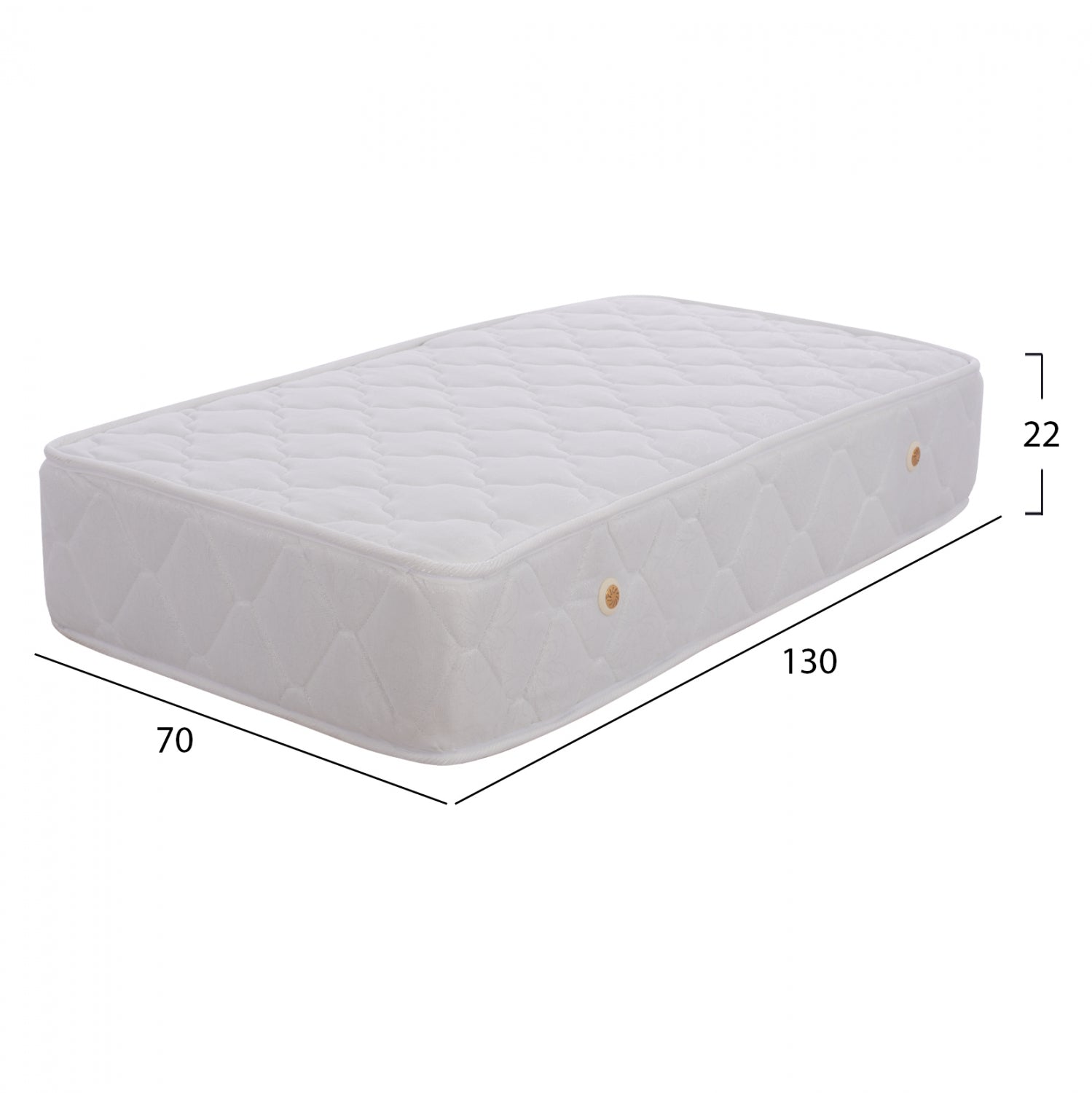 Матрак детски BABYCLOUD 70x130 бял