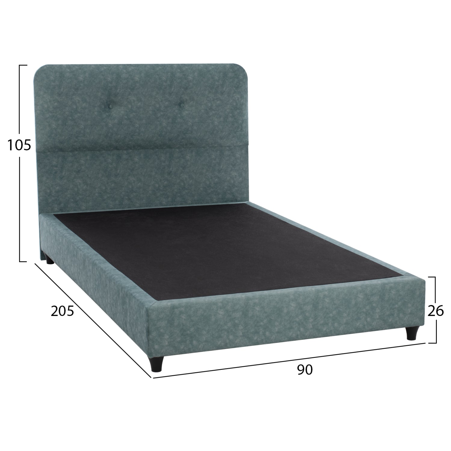 ЛЕГЛО DOLORES В СВЕТЛО ЗЕЛЕНА ДАМАСКА ЗА МАТРАК 90х200см.