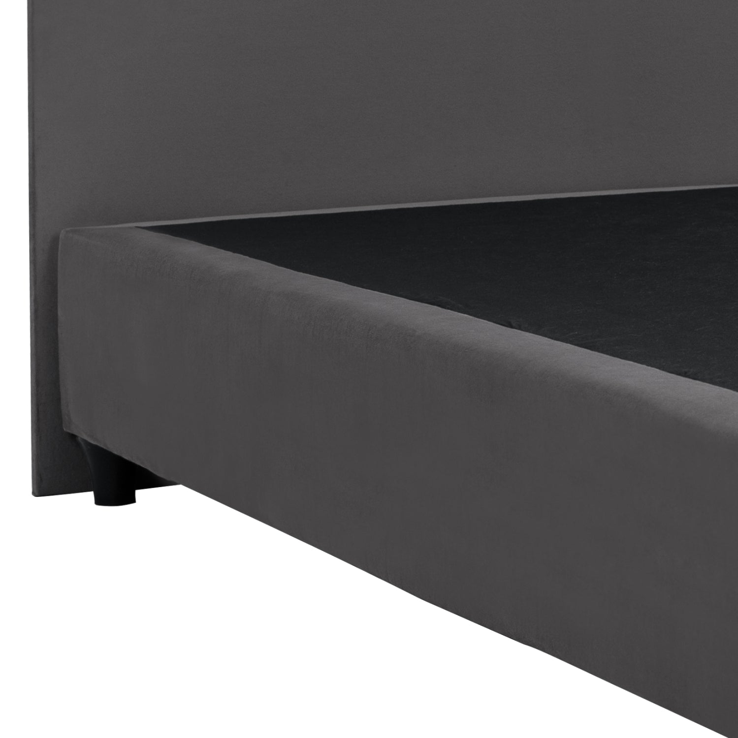 МАЛЕНА СИВО КАДИФЕНО ЛЕГЛО ЗА МАТРАК 90х200см.