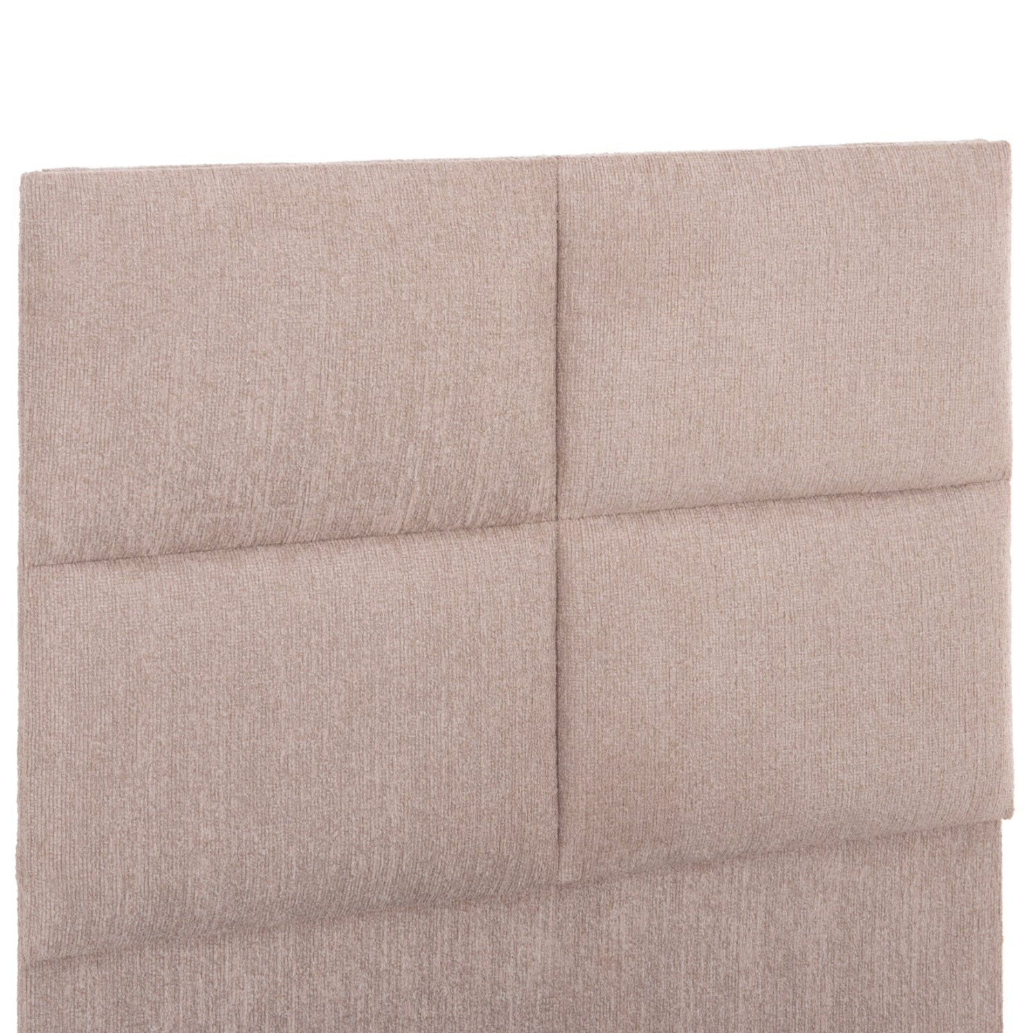 Единично легло MILO бежов плат за матрак 90x200см