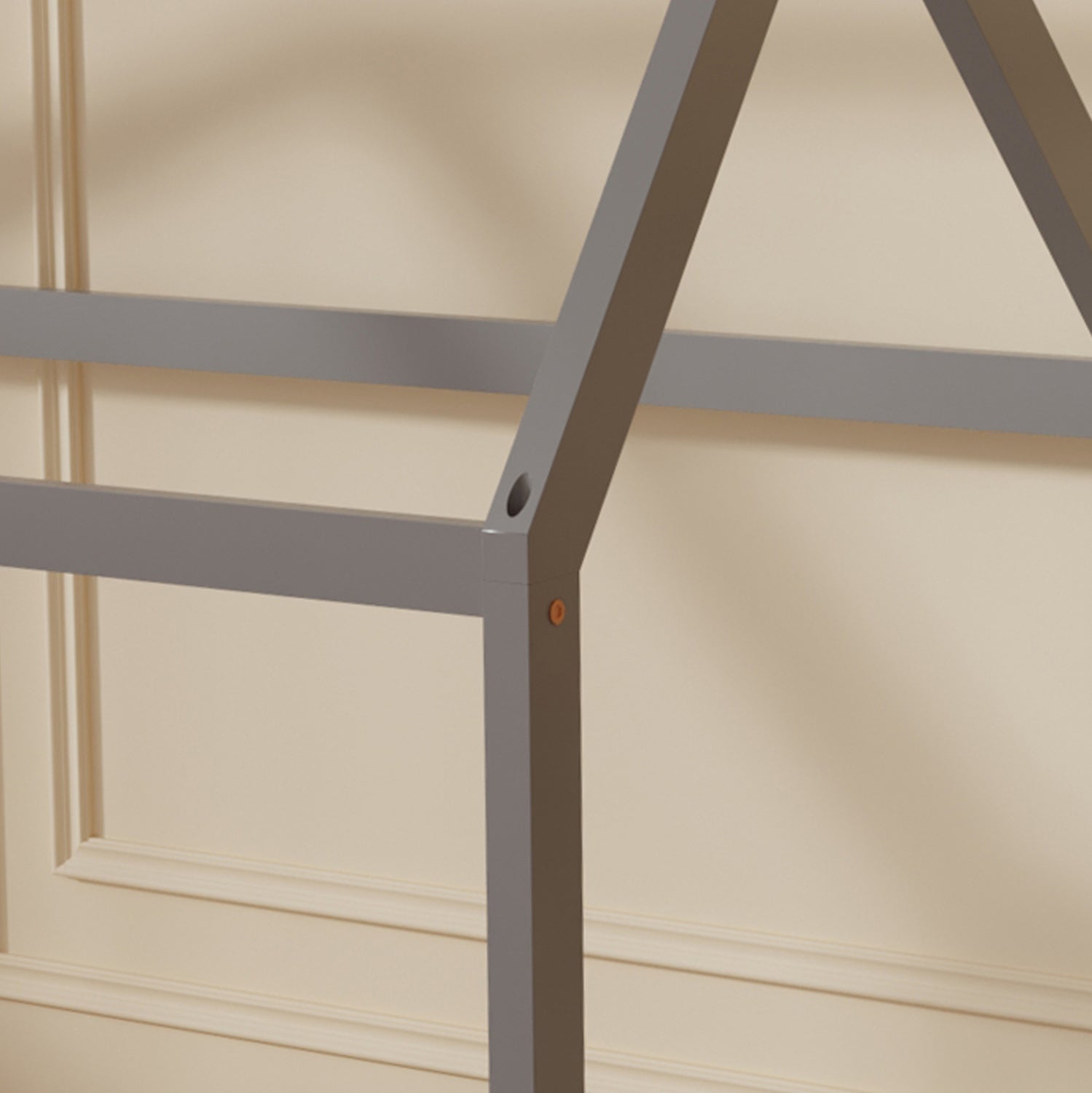 Легло PEPE сив цвят за матрак 140/70см