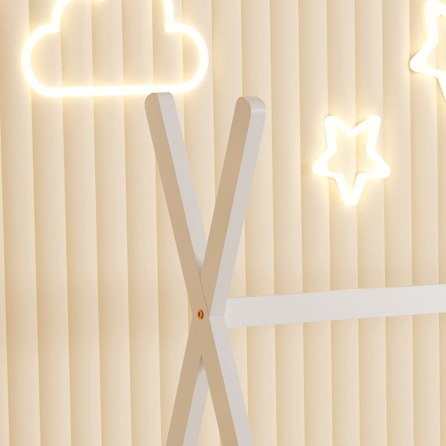 Легло MUNK  сив цвят за матрак 190x90см