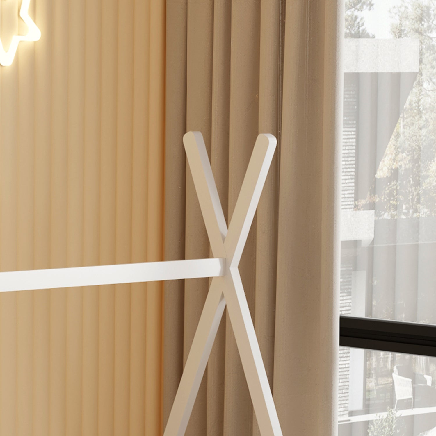 Легло MUNK  сив цвят за матрак 190x90см