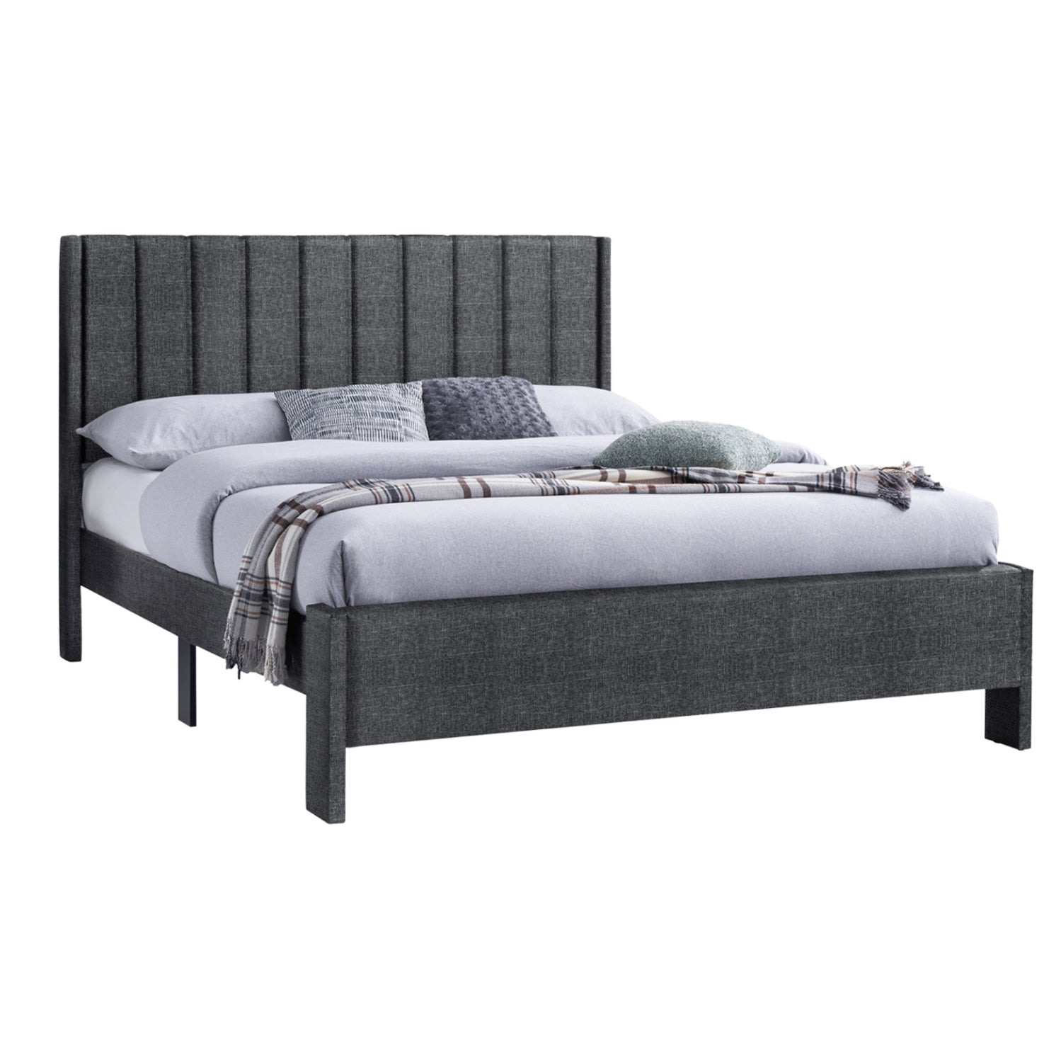 Спалня KREDEN сив цвят 160X200см