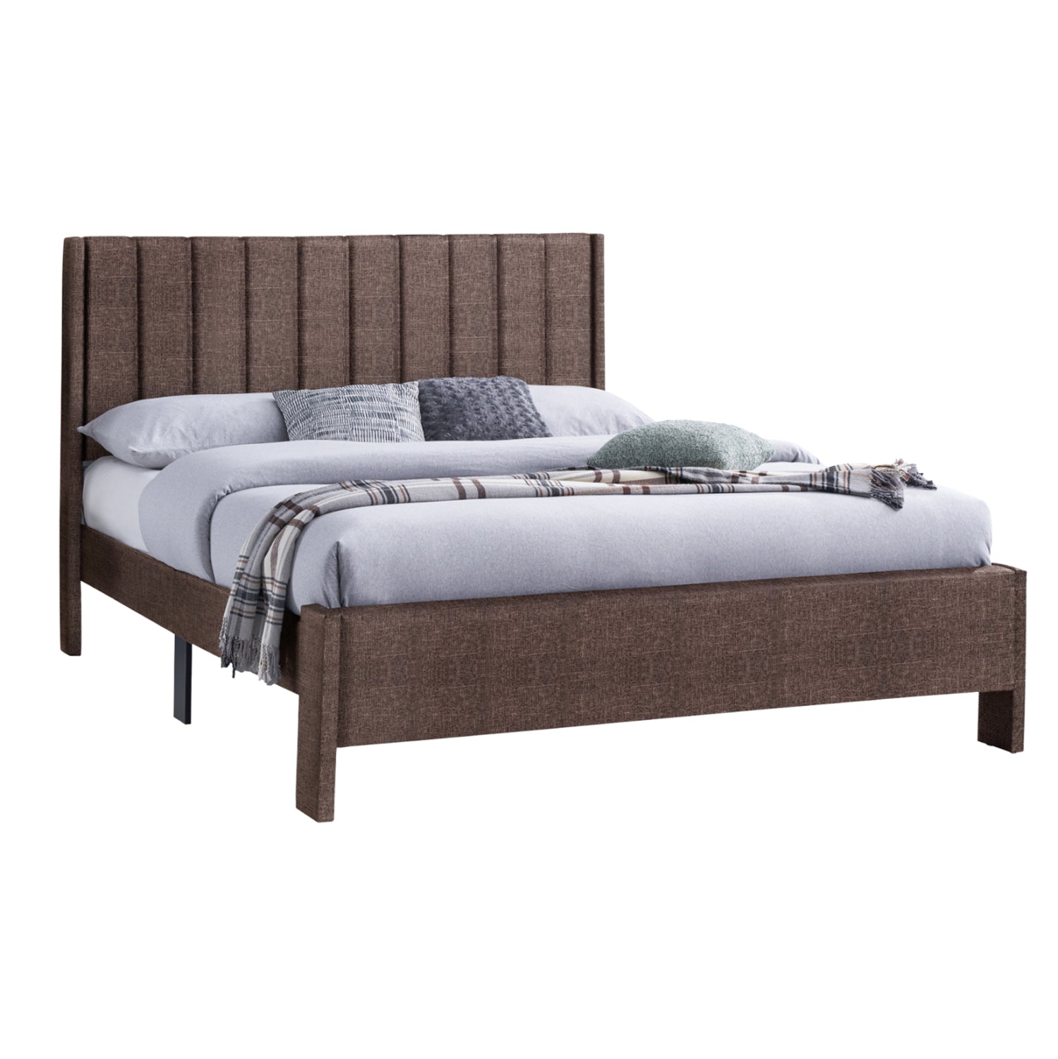 Спалня KREDEN кафяв цвят 160X200см