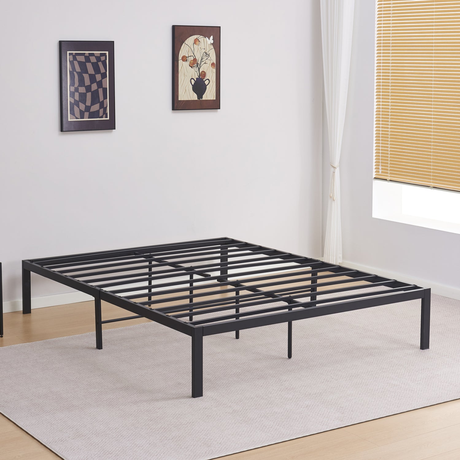 Легло RANTO черен цвят 200x160см